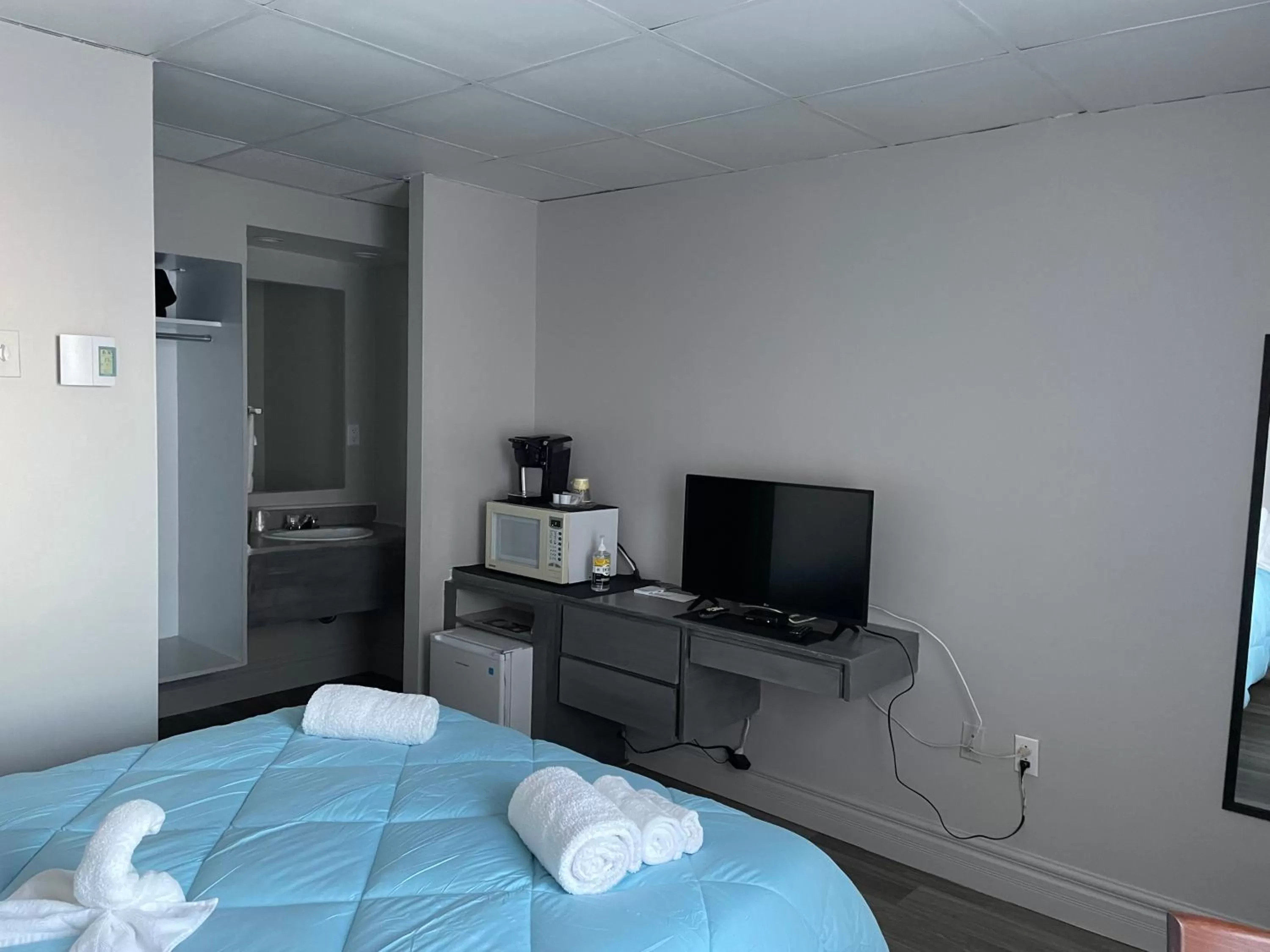 Seating area in Motel du rosier