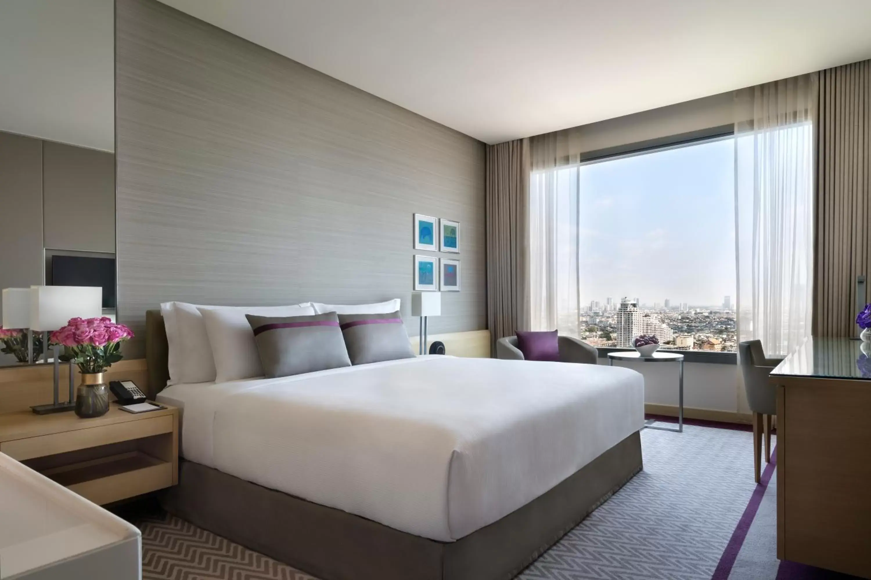Bedroom, Bed in Avani Plus Riverside Bangkok Hotel