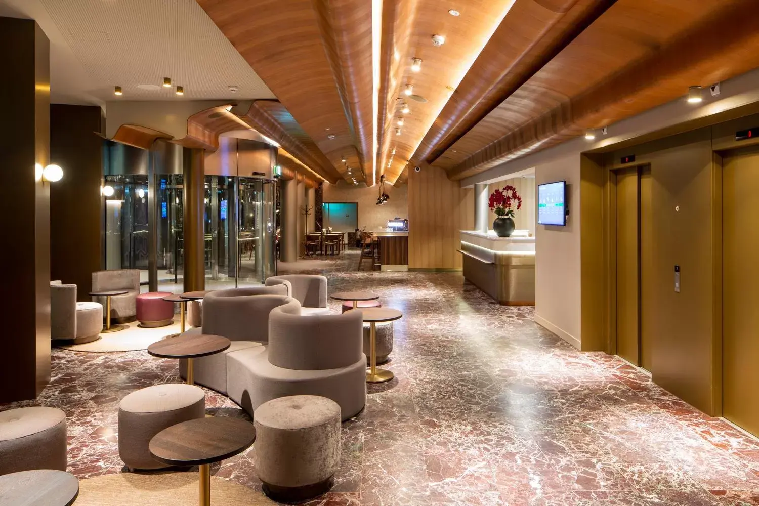 Lobby or reception in Hotel Walhalla Lobby or reception in Hotel Walhalla