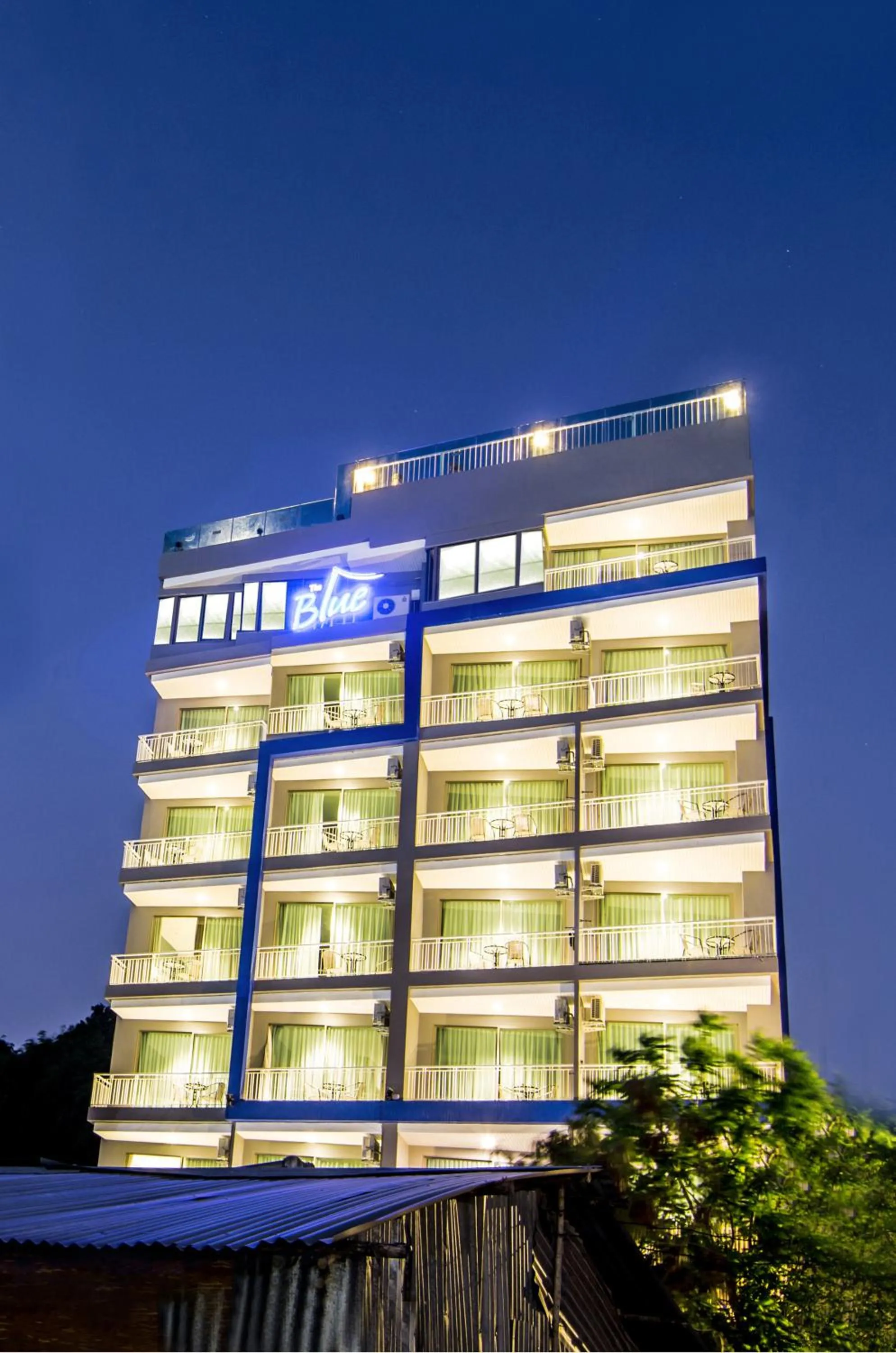 Property building in The Blue Hotel