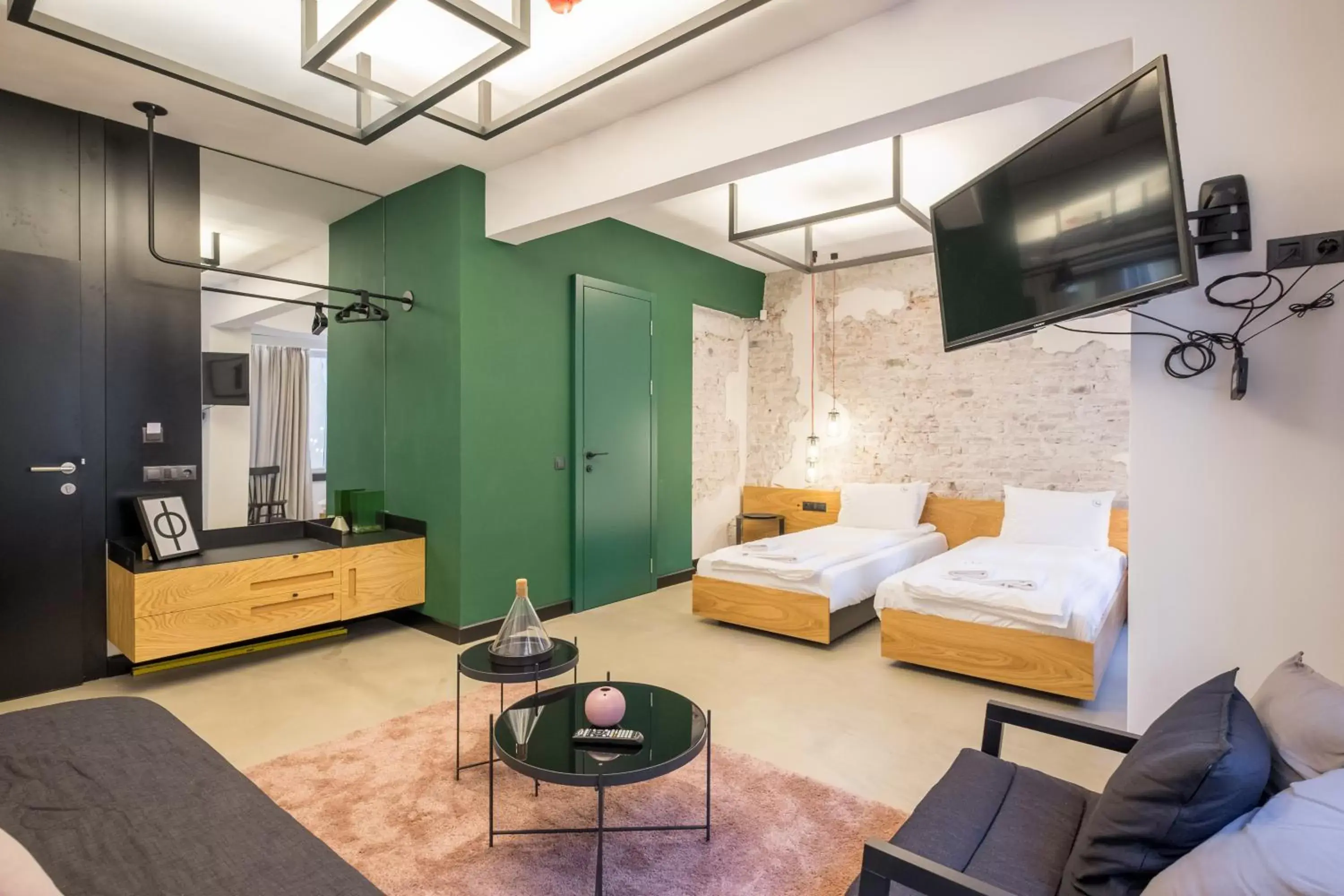 Bed in R34 Boutique Hotel Bed in R34 Boutique Hotel