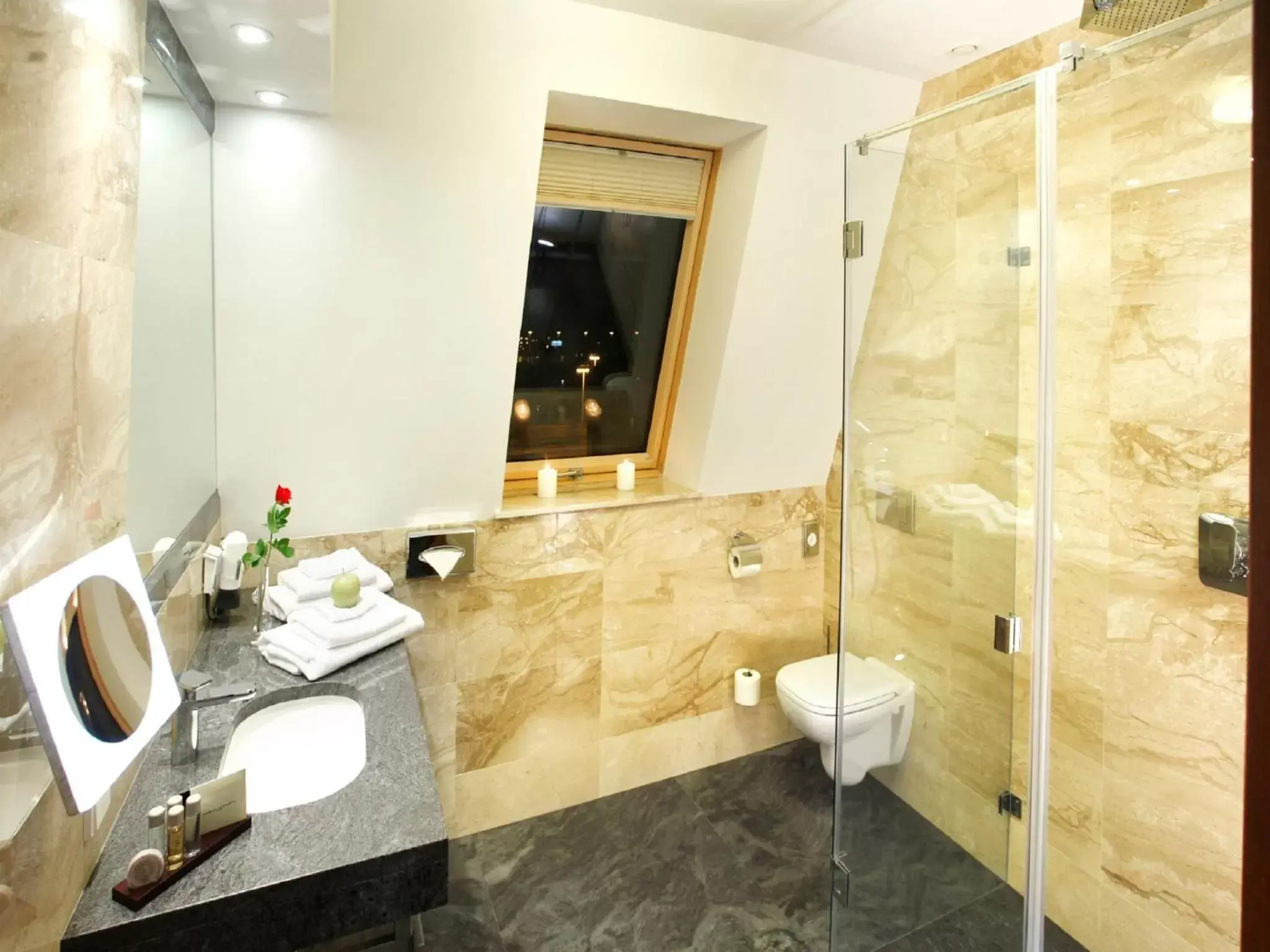 Shower, Bathroom in Hotel Zamek Centrum