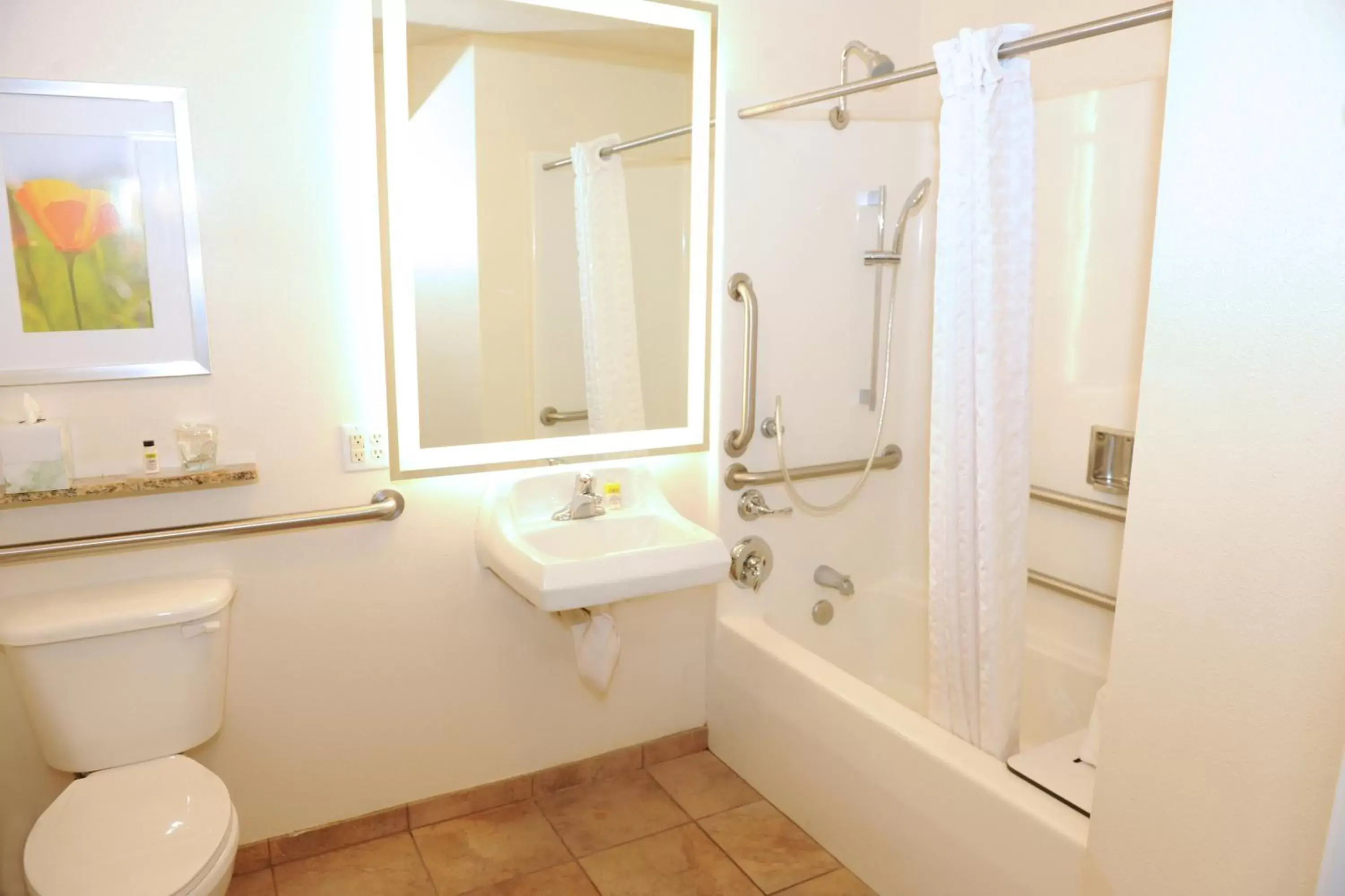 Bathroom in Candlewood Suites Santa Maria, an IHG Hotel