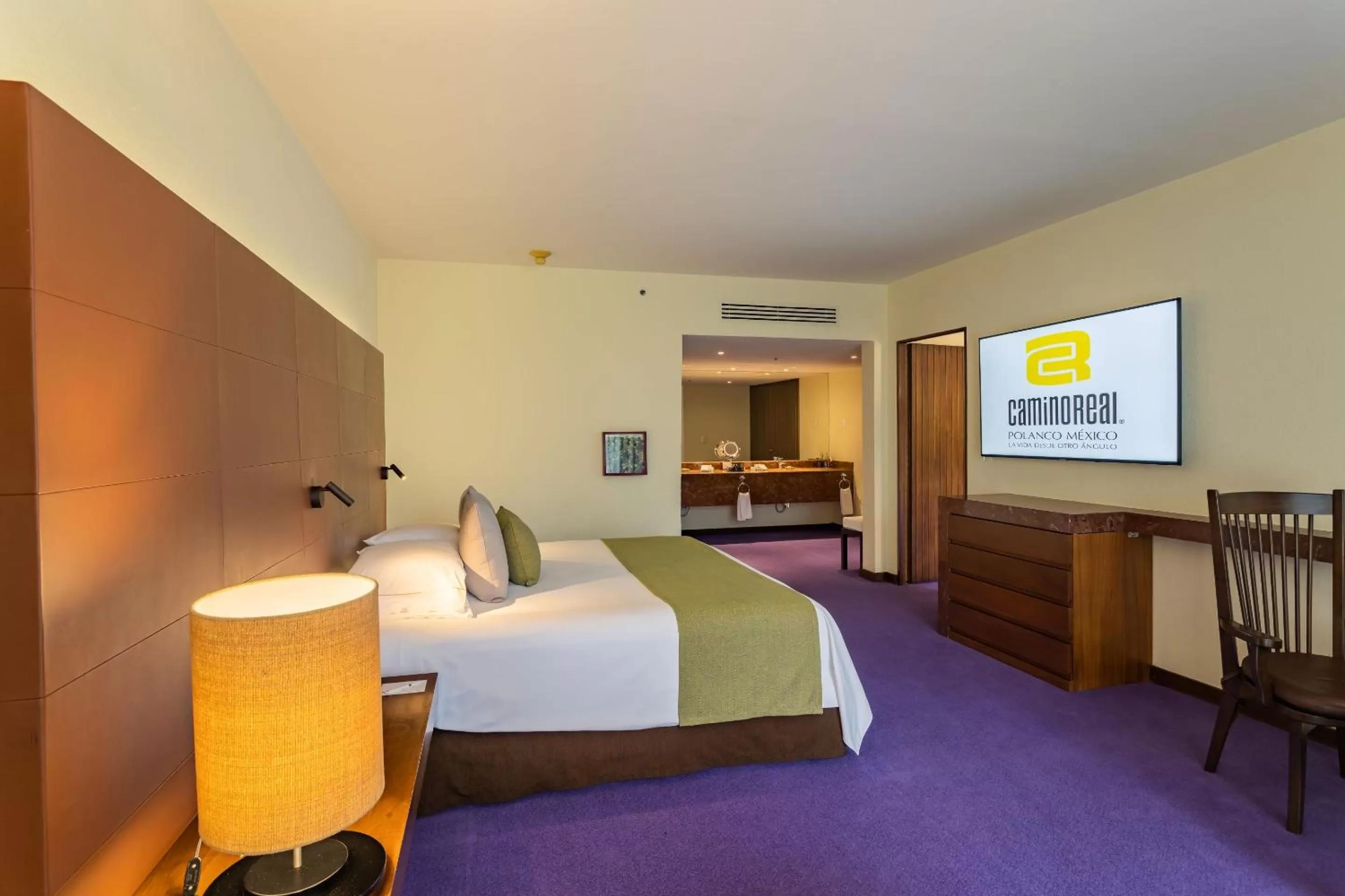 Bedroom, Bed in Camino Real Polanco Mexico