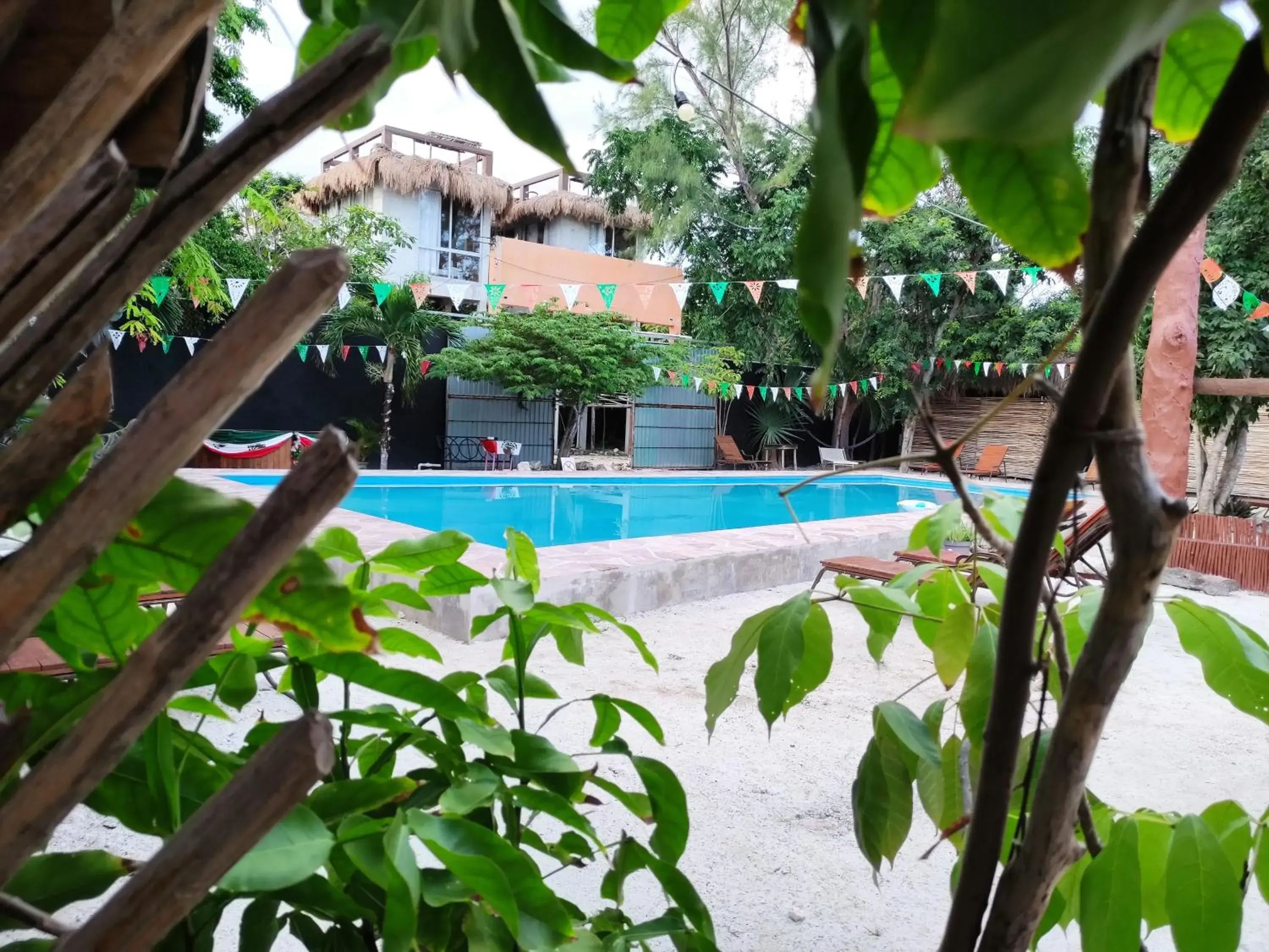 Swimming Pool in Lucky Traveler Hostel