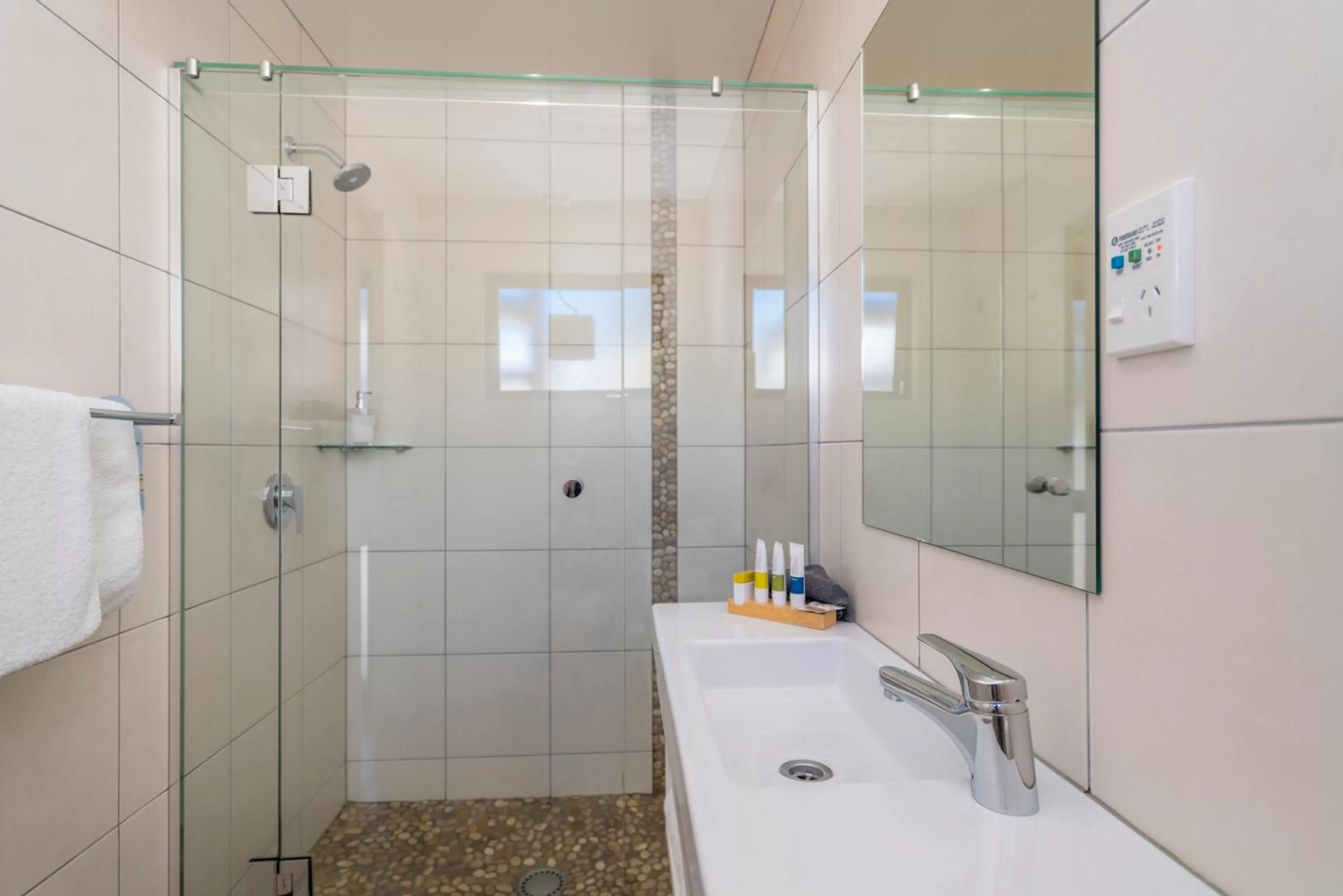 Bathroom in The Oceanside Motel