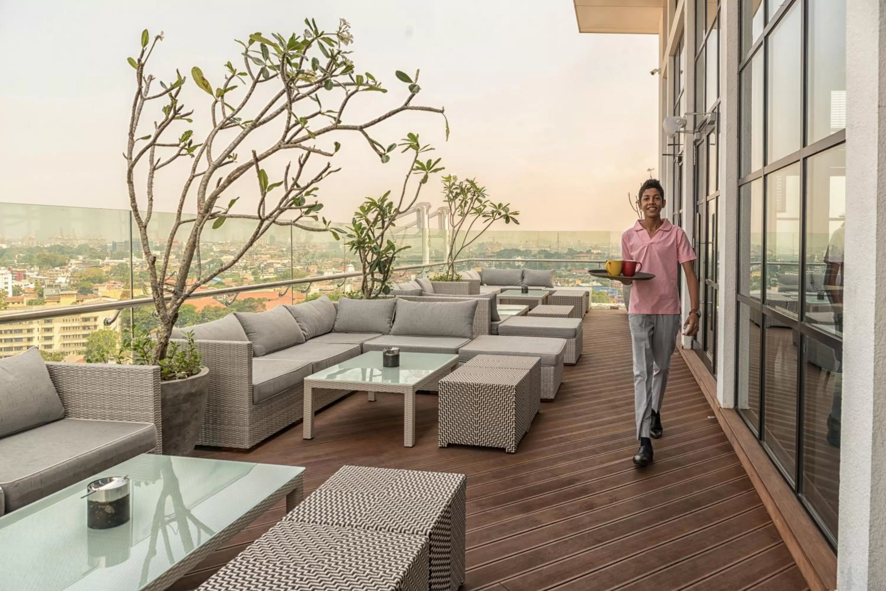 Patio in Jetwing Colombo Seven