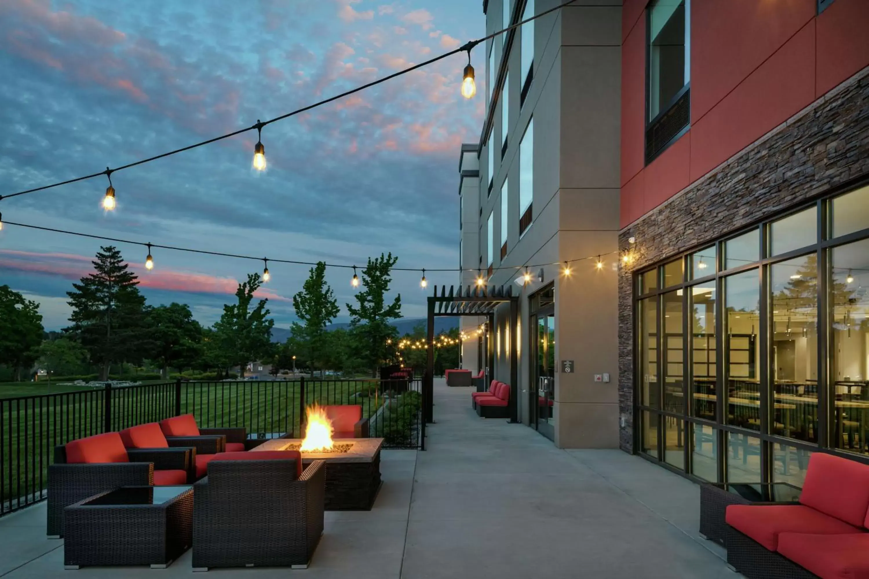 Patio in Hilton Garden Inn Wenatchee, Wa