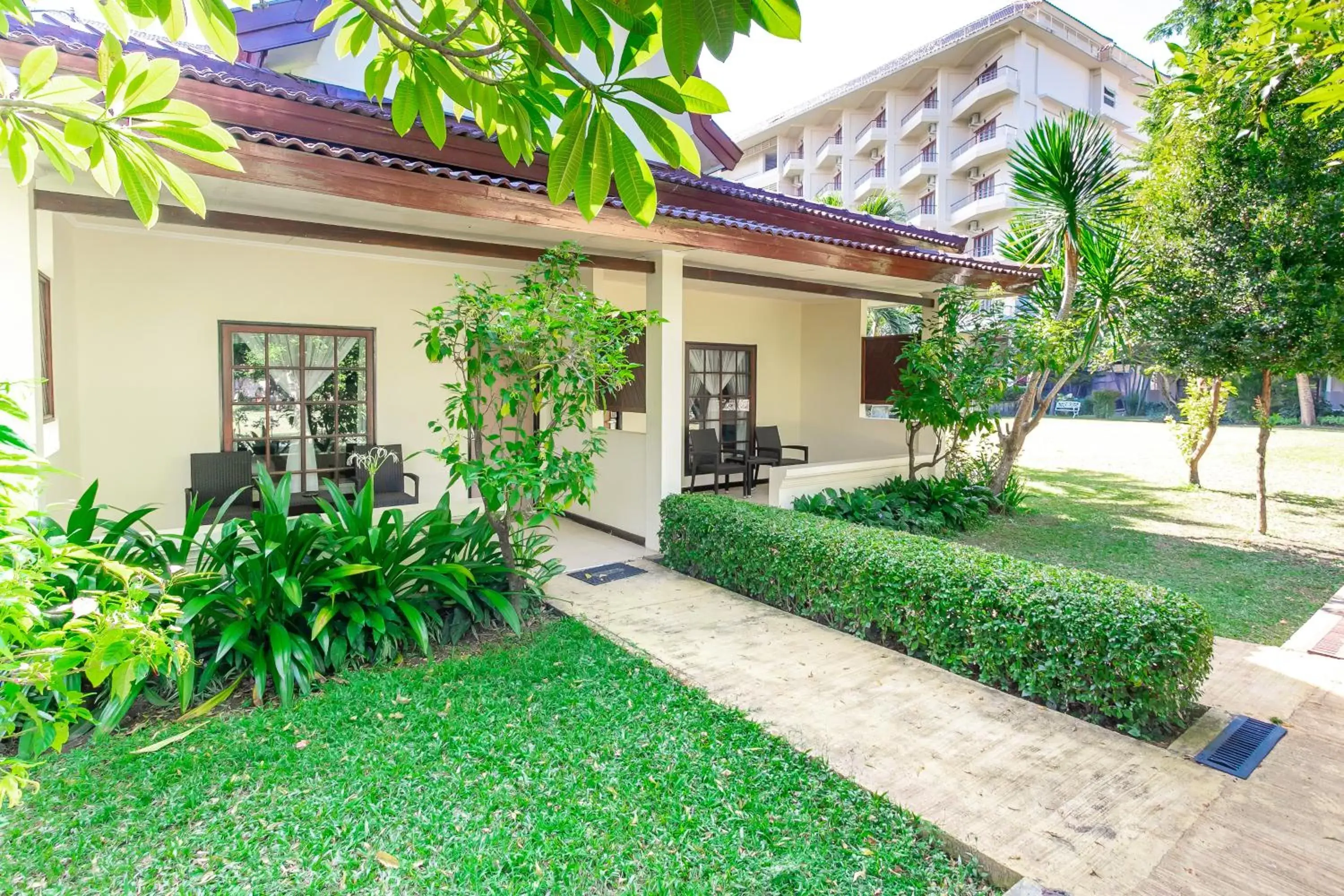 Garden, Property Building in Lombok Garden Hotel