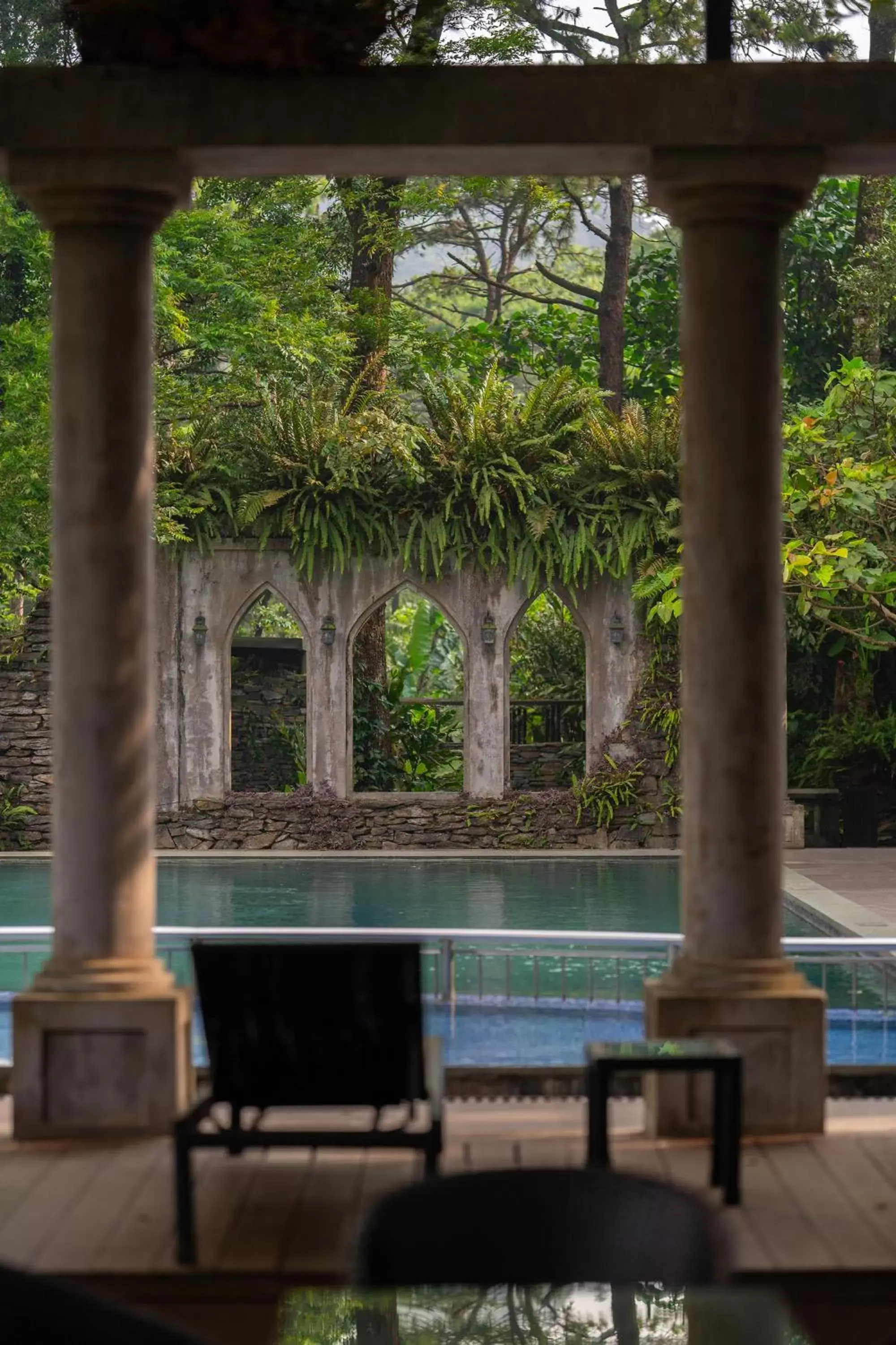 Patio in Melia Ba Vi Mountain Retreat