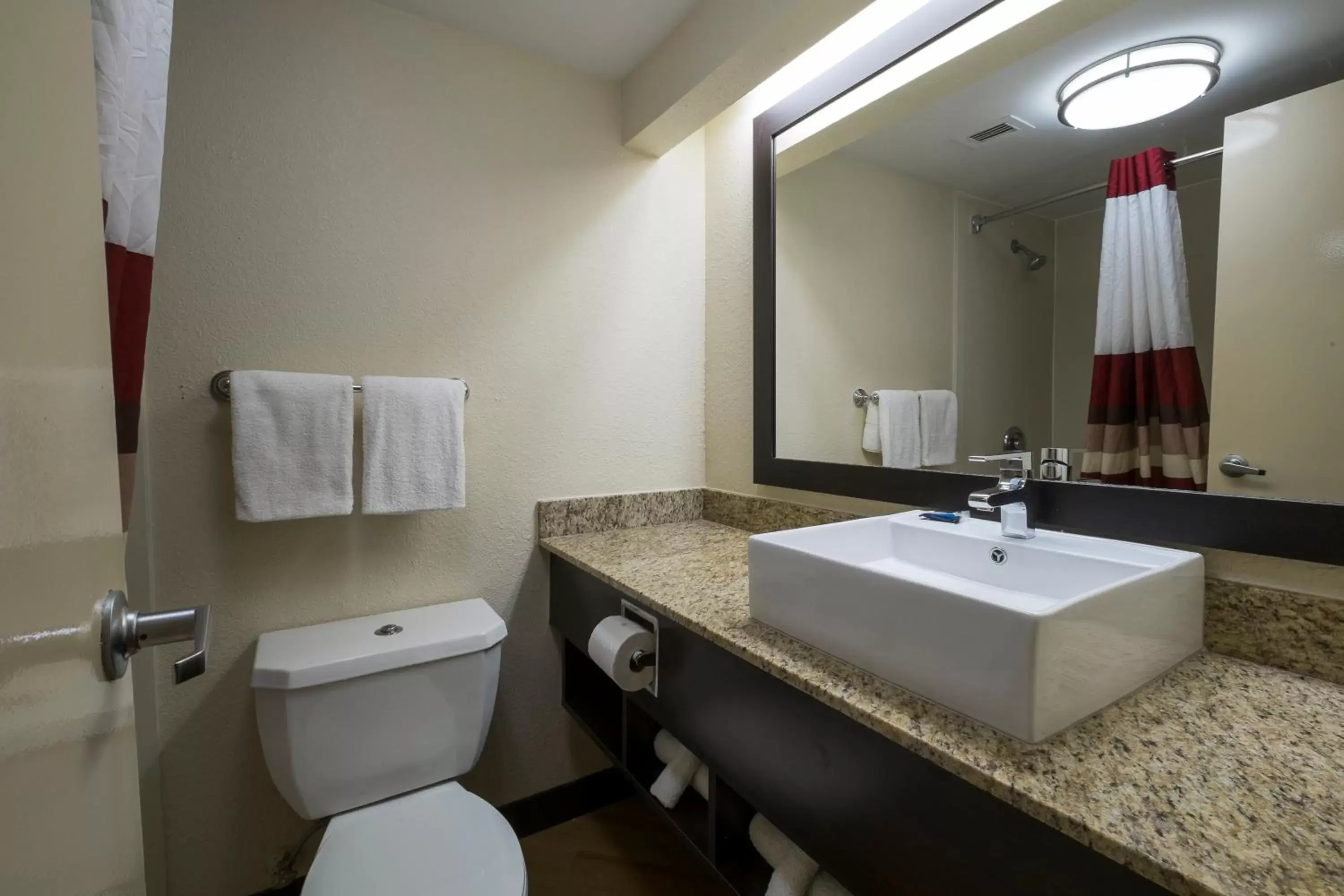 Bathroom in Red Roof Inn PLUS+ Houston - Energy Corridor