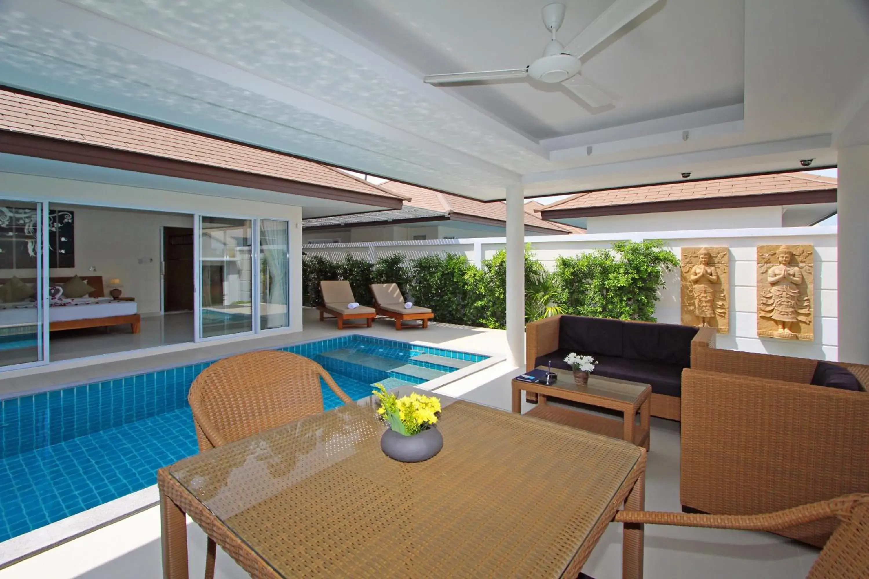 Living room, Swimming Pool in Samui Boat Lagoon