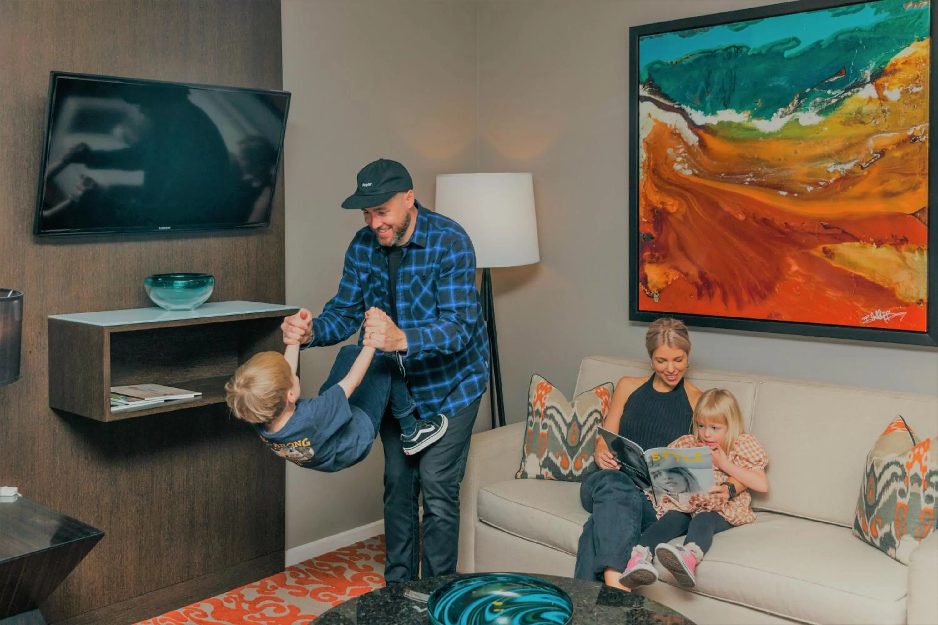 People in Miller Apartments