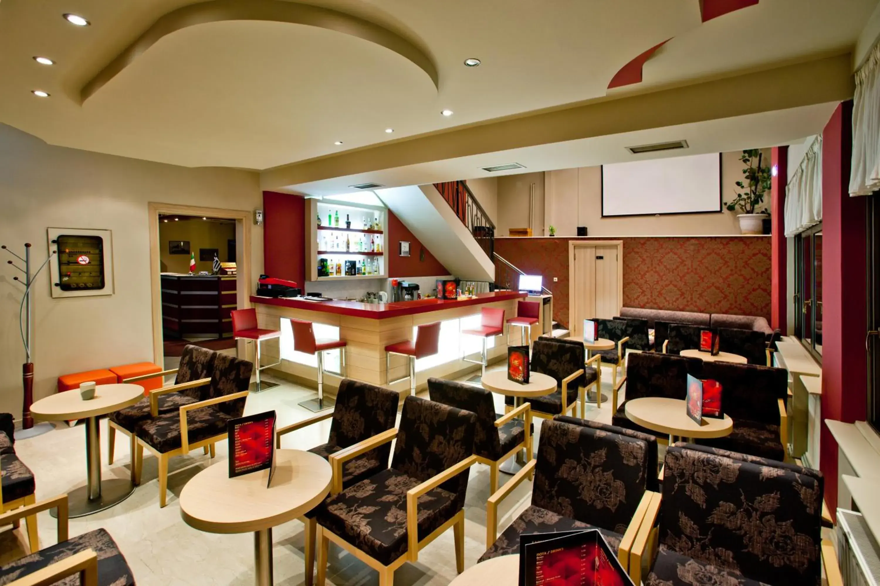 Lounge or bar, Restaurant/Places to Eat in Hotel Erika