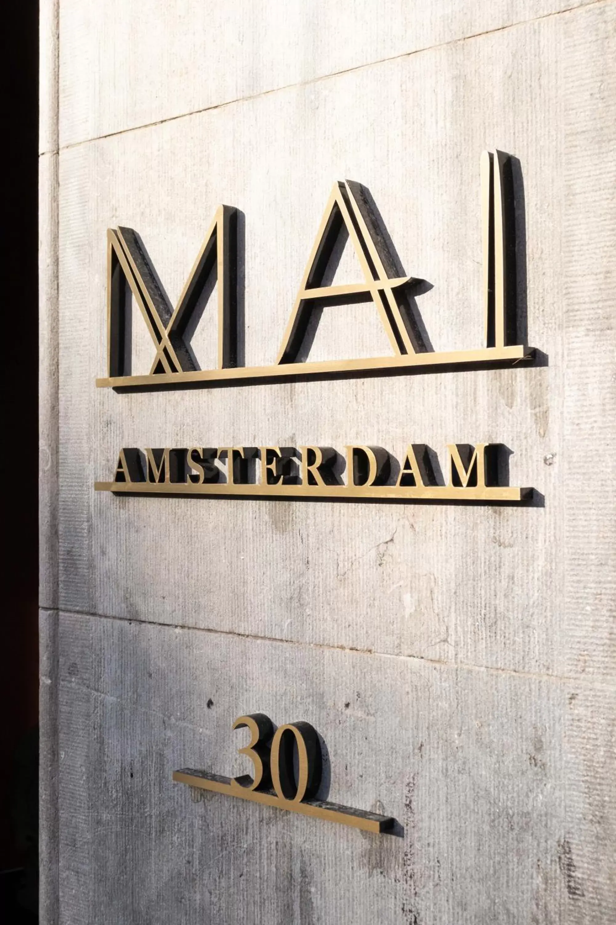 Property Logo/Sign in Hotel Mai Amsterdam