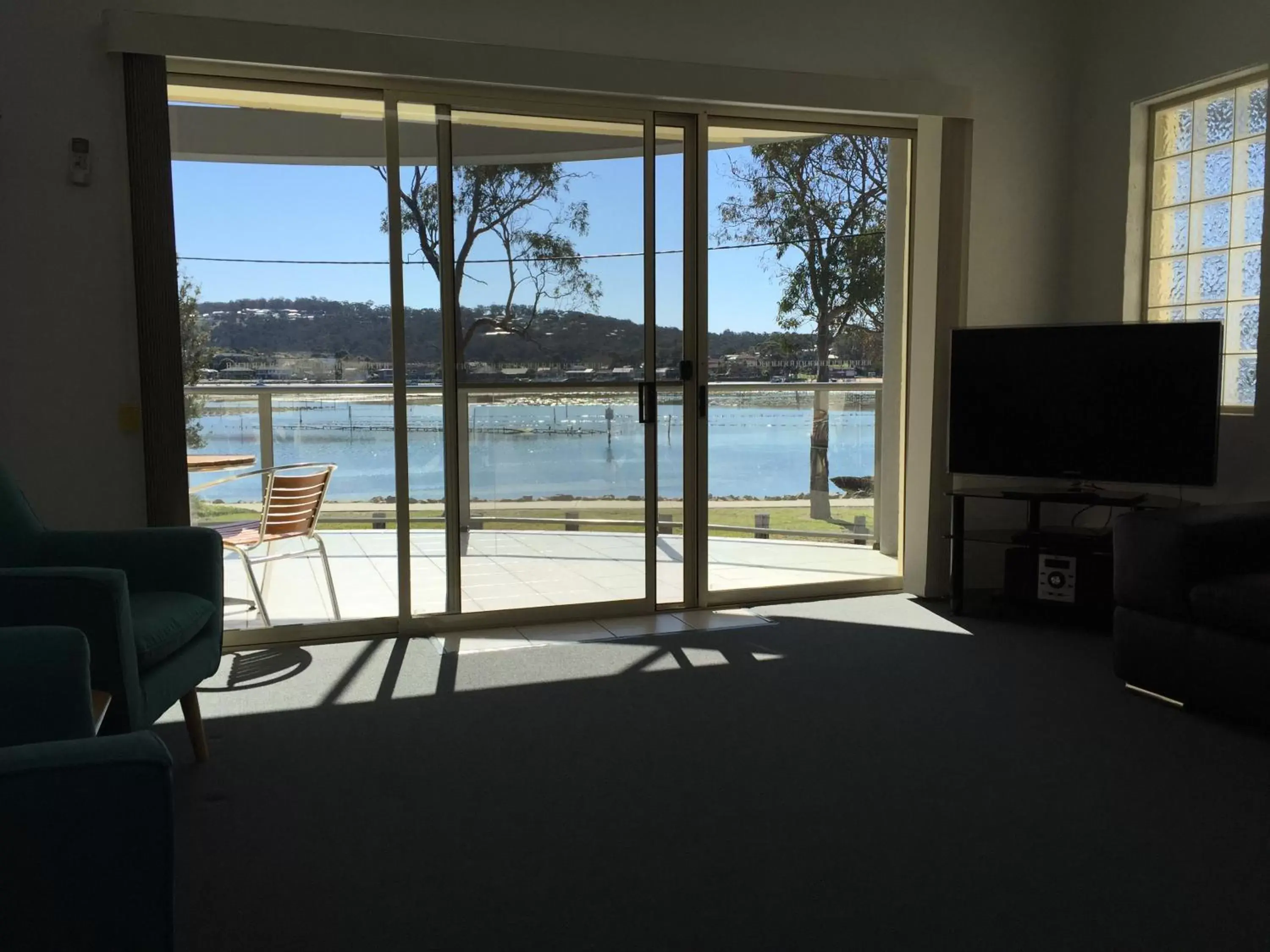 Living room, Seating Area in Merimbula Lake Apartments