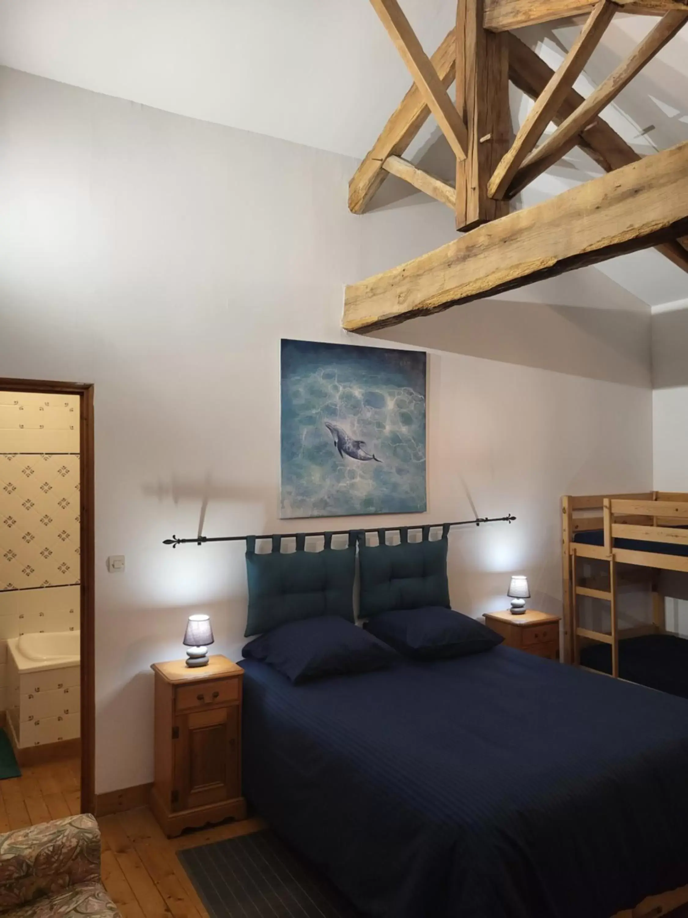 Bedroom, Bed in Domaine de La Sarrotte