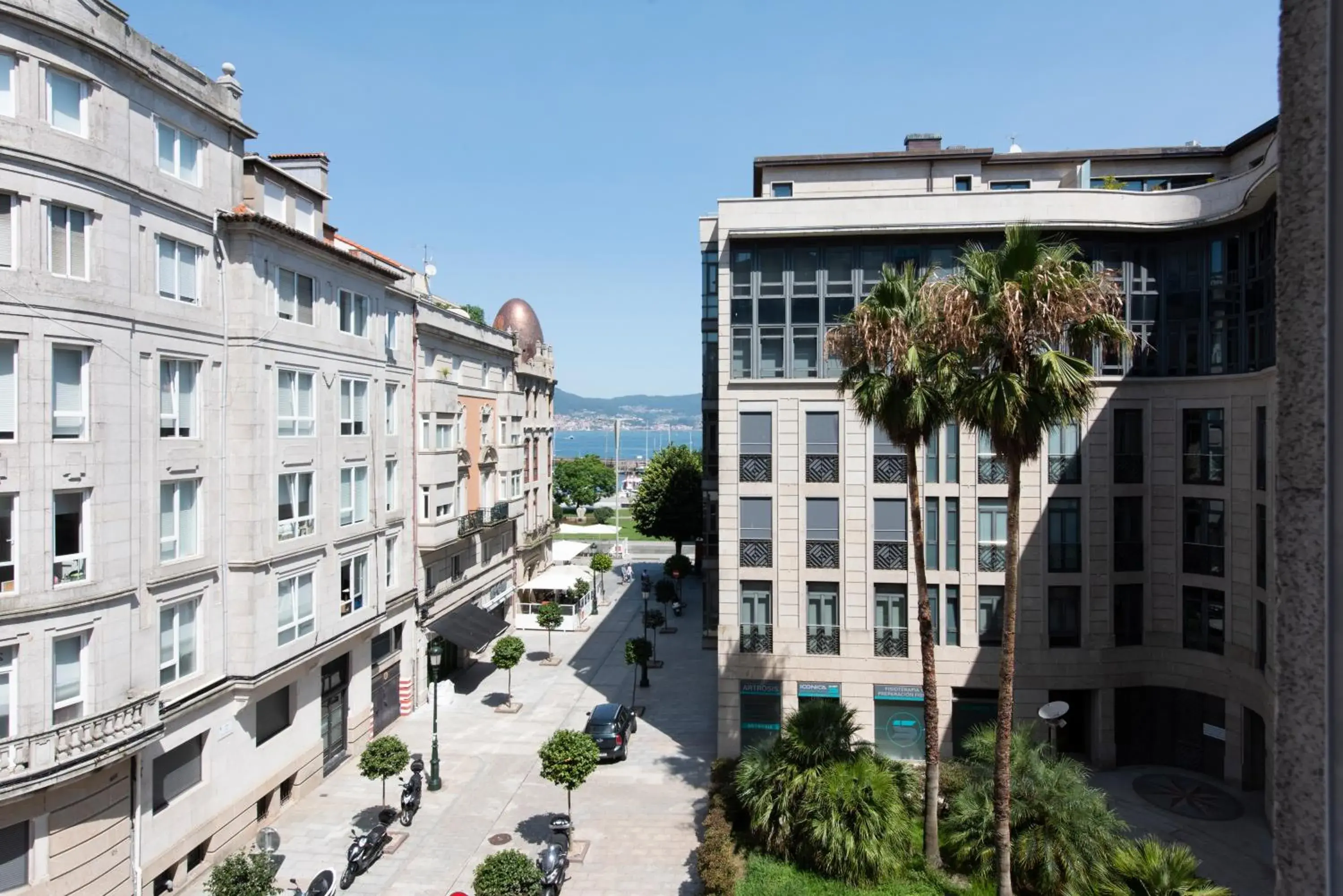 Sea view in Hotel America Vigo