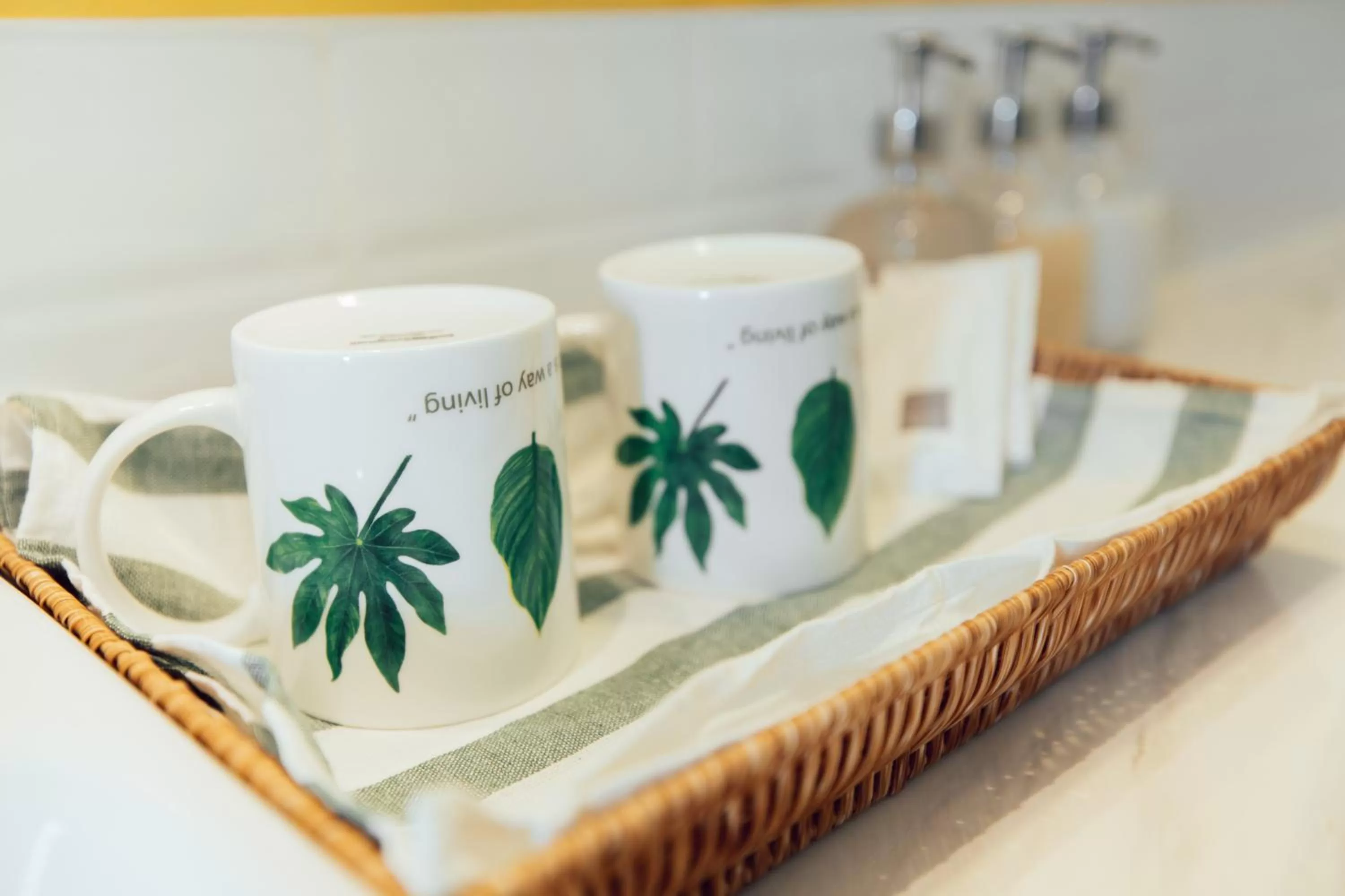 Decorative detail in J's Cafe and Poshtel