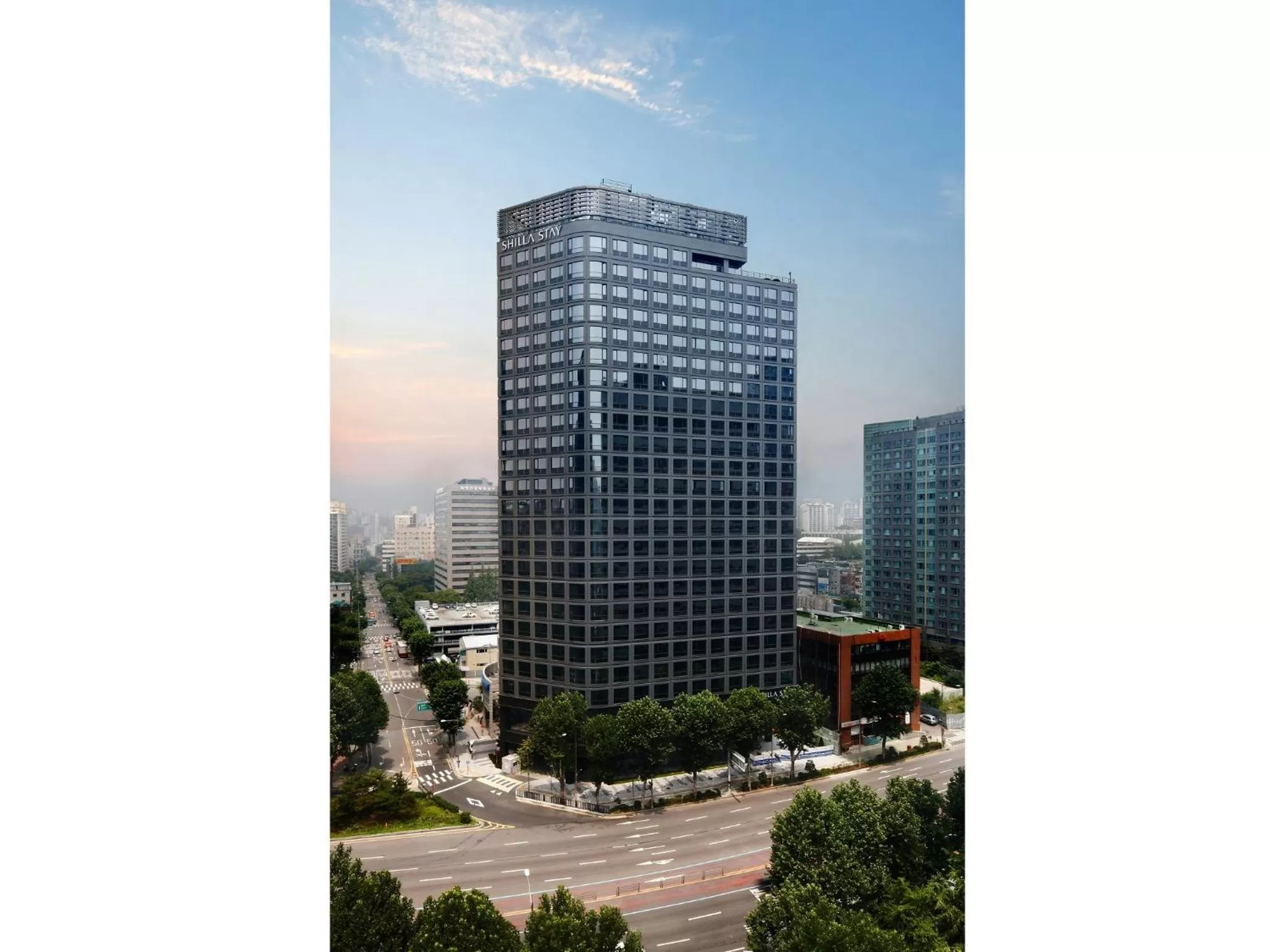 Facade/entrance in Shilla Stay Mapo Hongdae