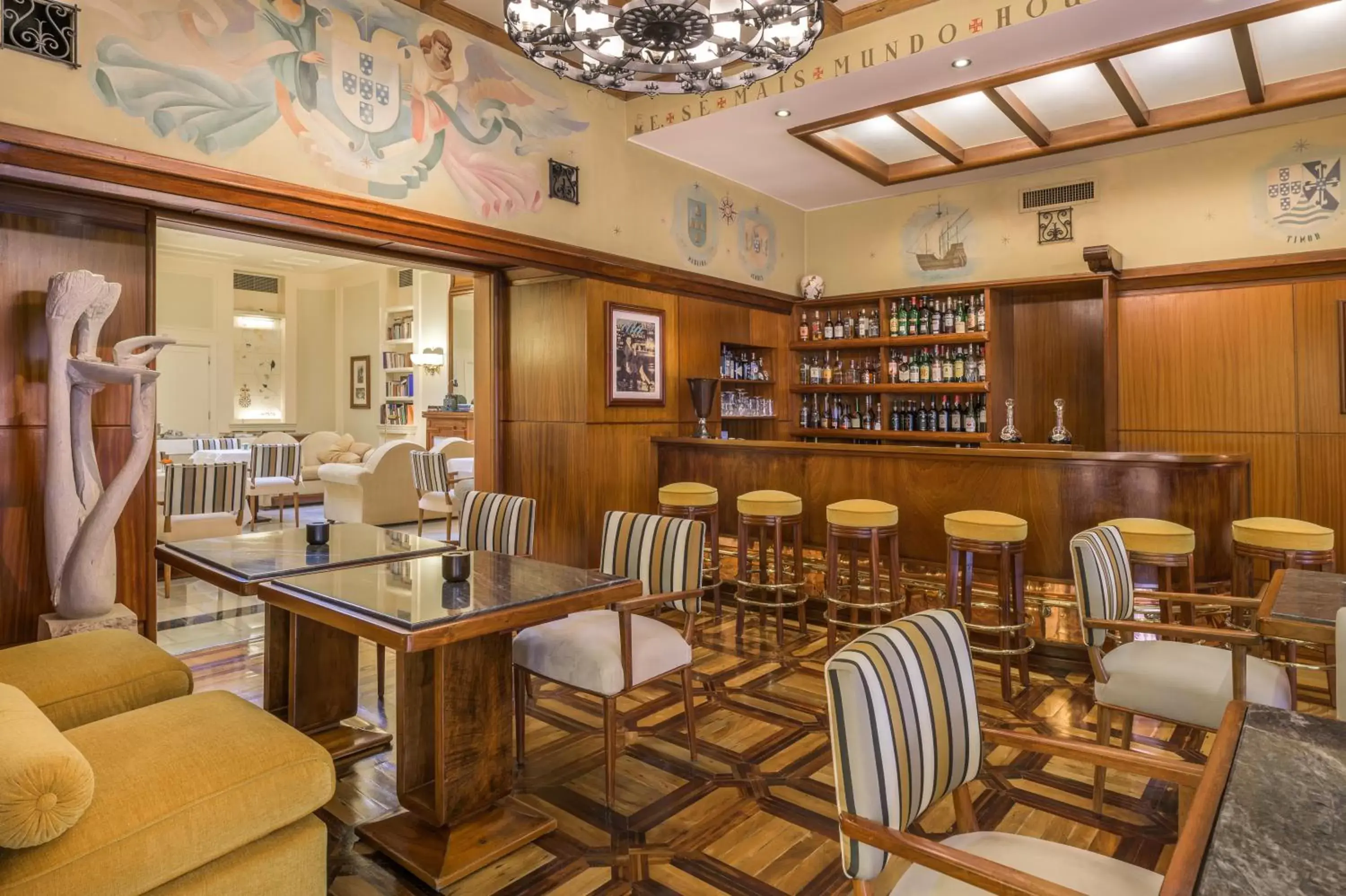 Lounge or bar, Restaurant/Places to Eat in Hotel Britania Art Deco - Lisbon Heritage Collection - Avenida