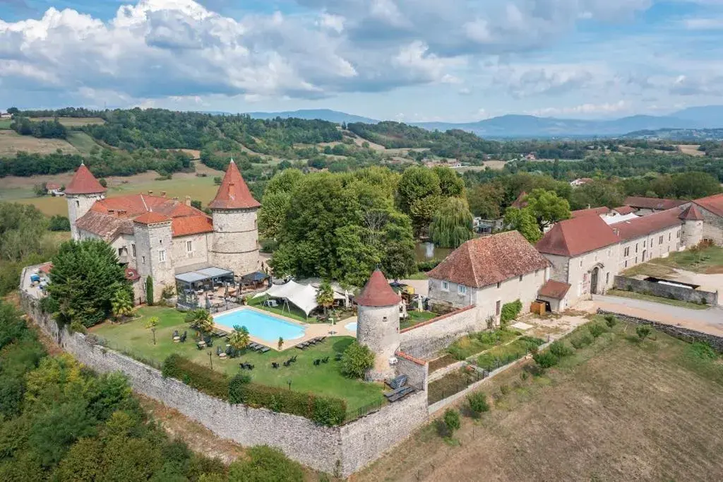 Bird's-eye View in Château Chapeau Cornu