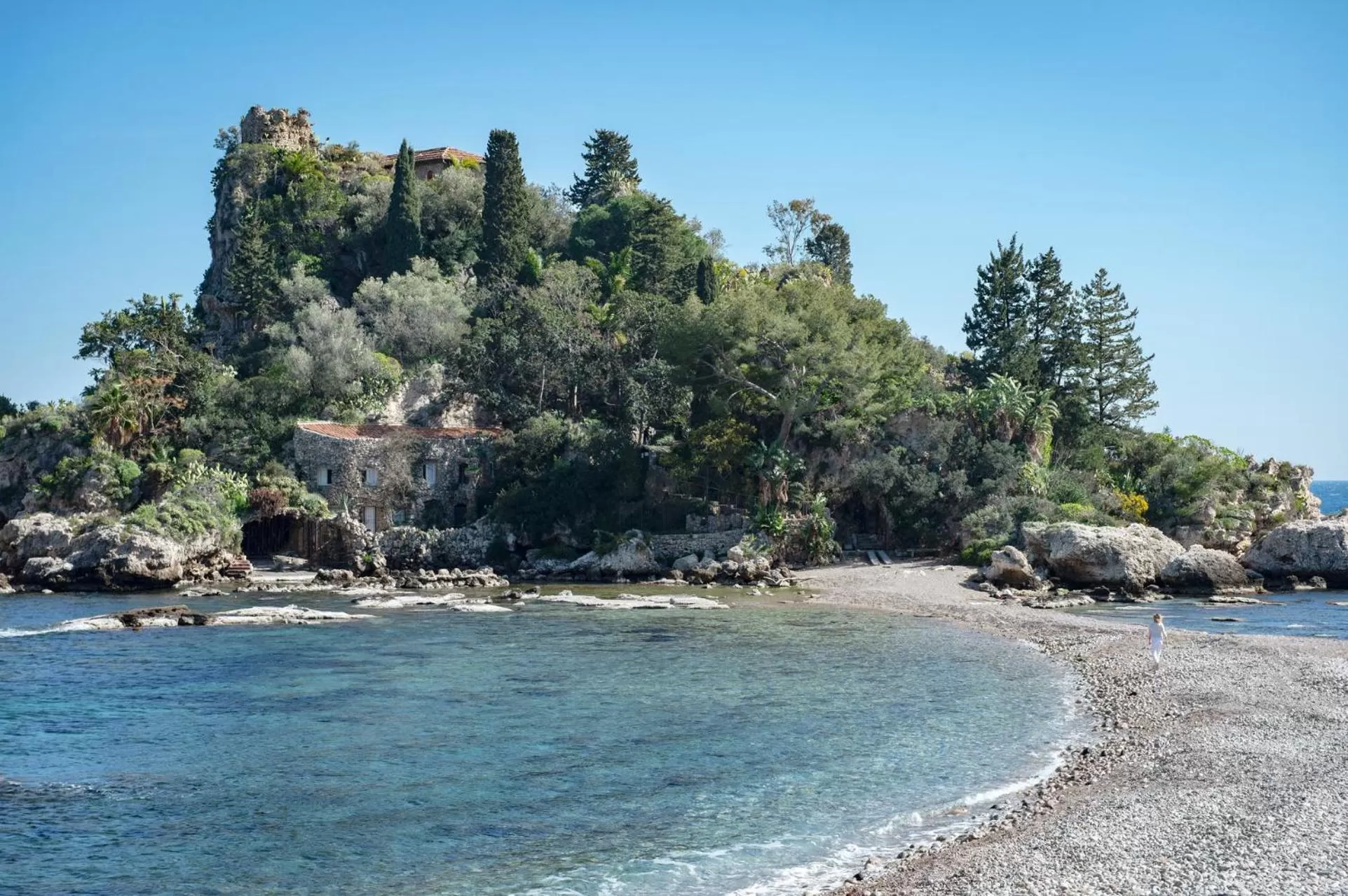 Beach in San Domenico Palace, Taormina, A Four Seasons Hotel