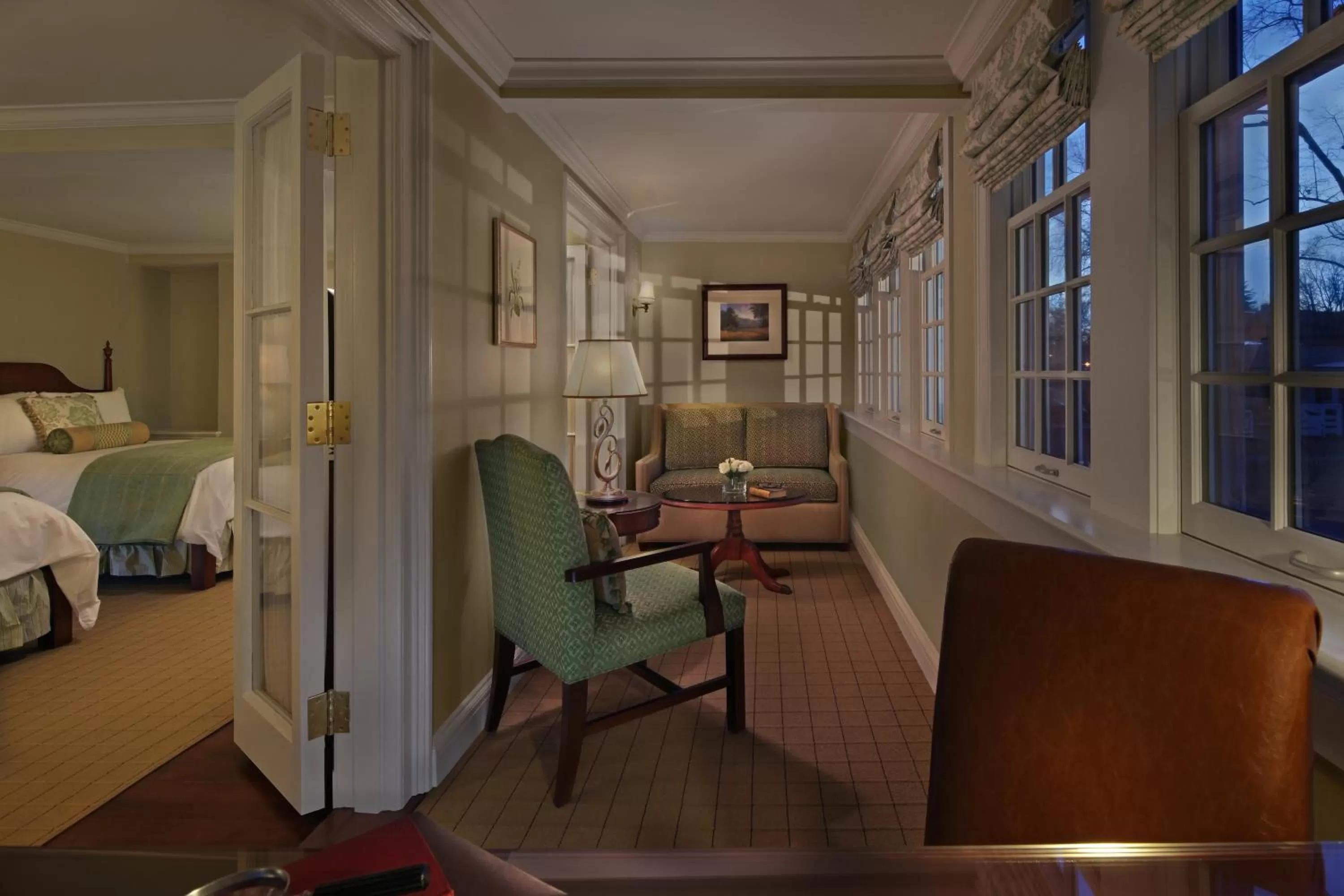 Decorative detail, Bed in Inn on Boltwood