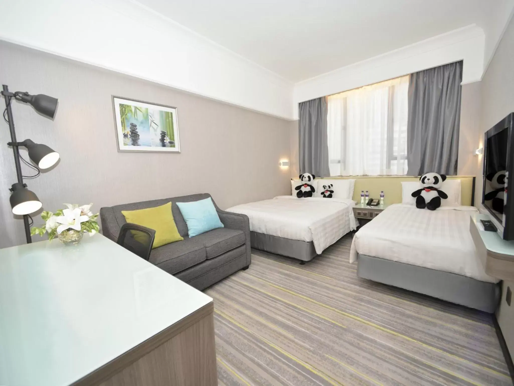Family Single Double Room  in Panda Hotel