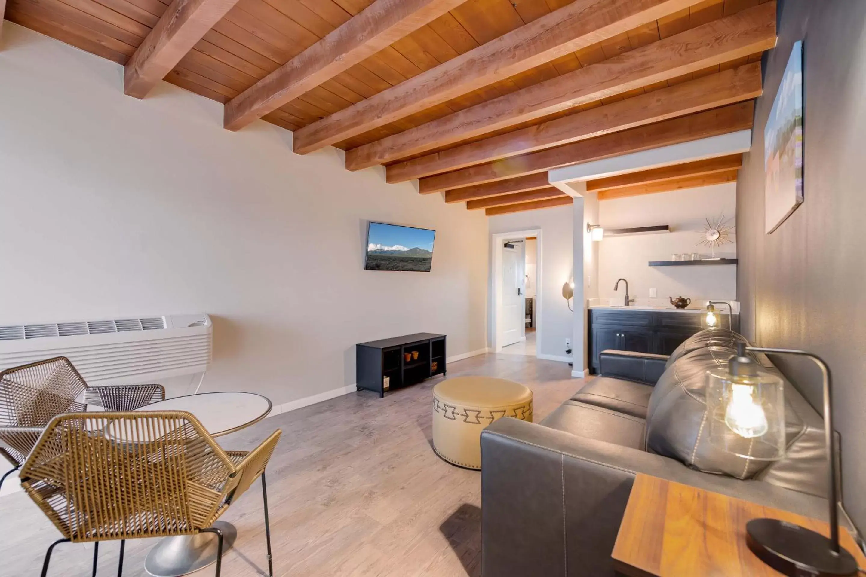 Seating Area in Taos Motor Lodge