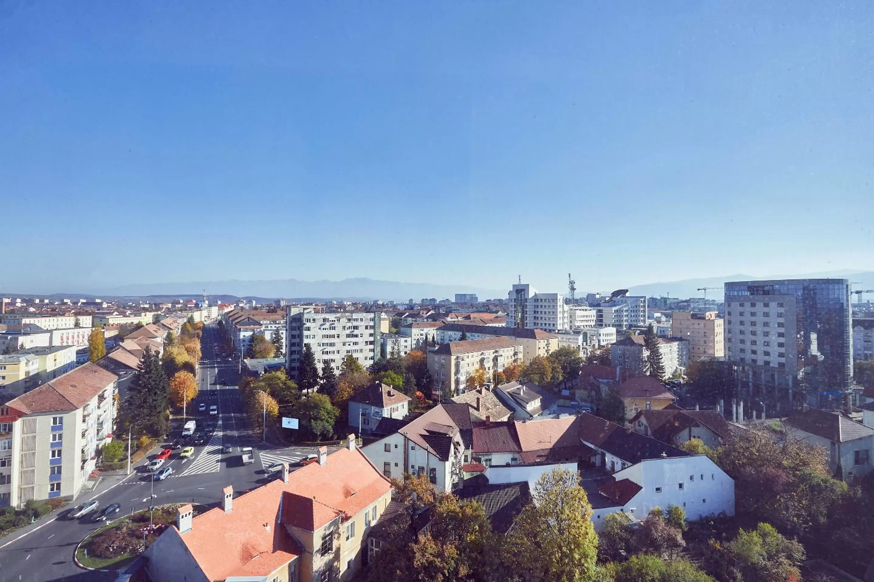 City view in MyContinental Sibiu