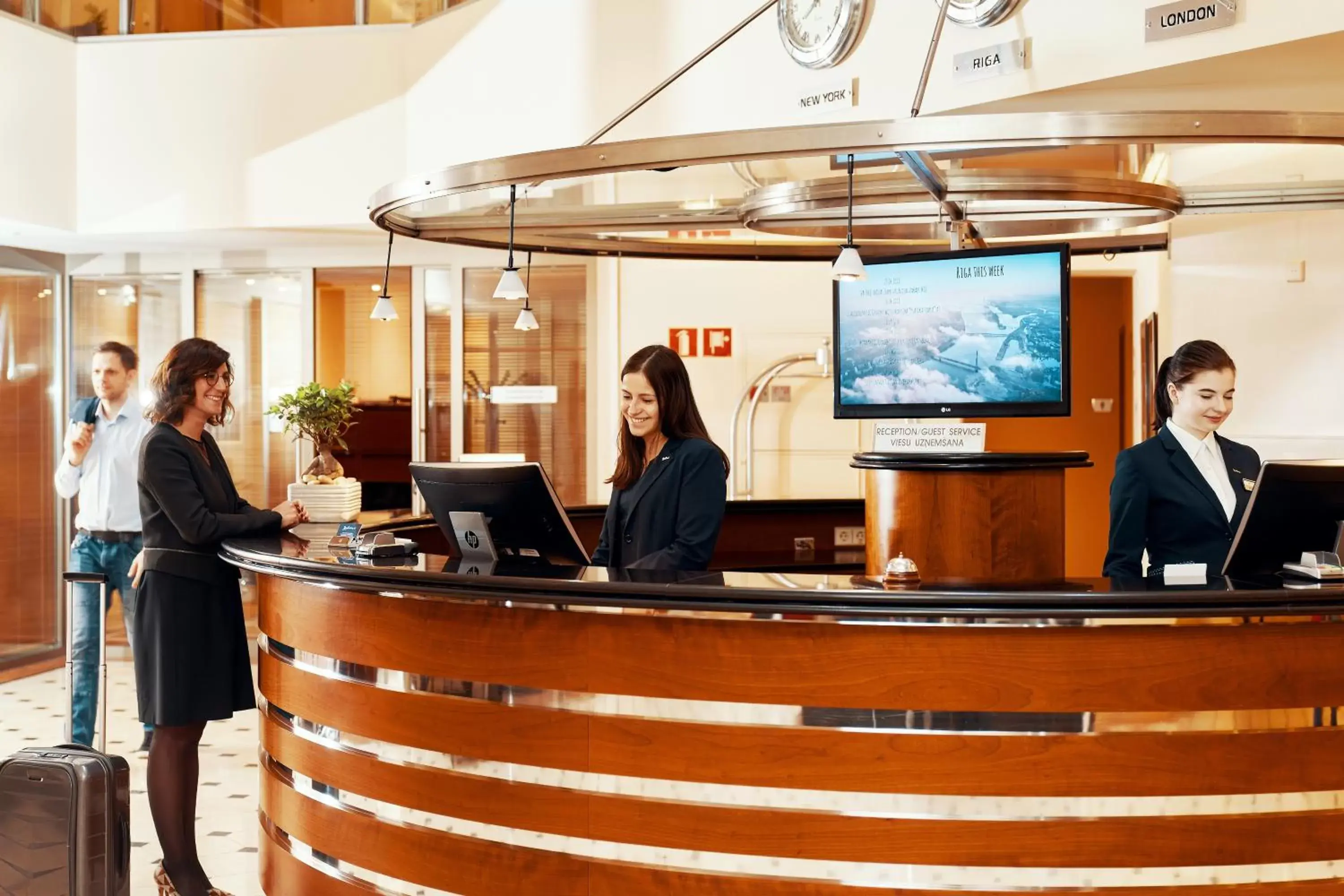 Staff, Lobby/Reception in Radisson Blu Ridzene Hotel, Riga