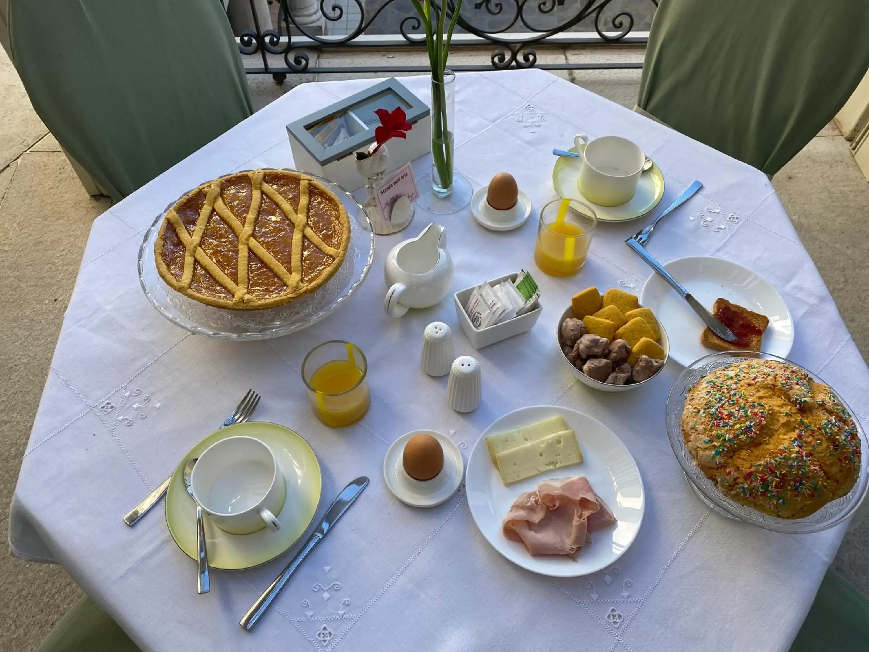 Balcony/Terrace, Breakfast in Casa di Carlo Goldoni - Dimora Storica