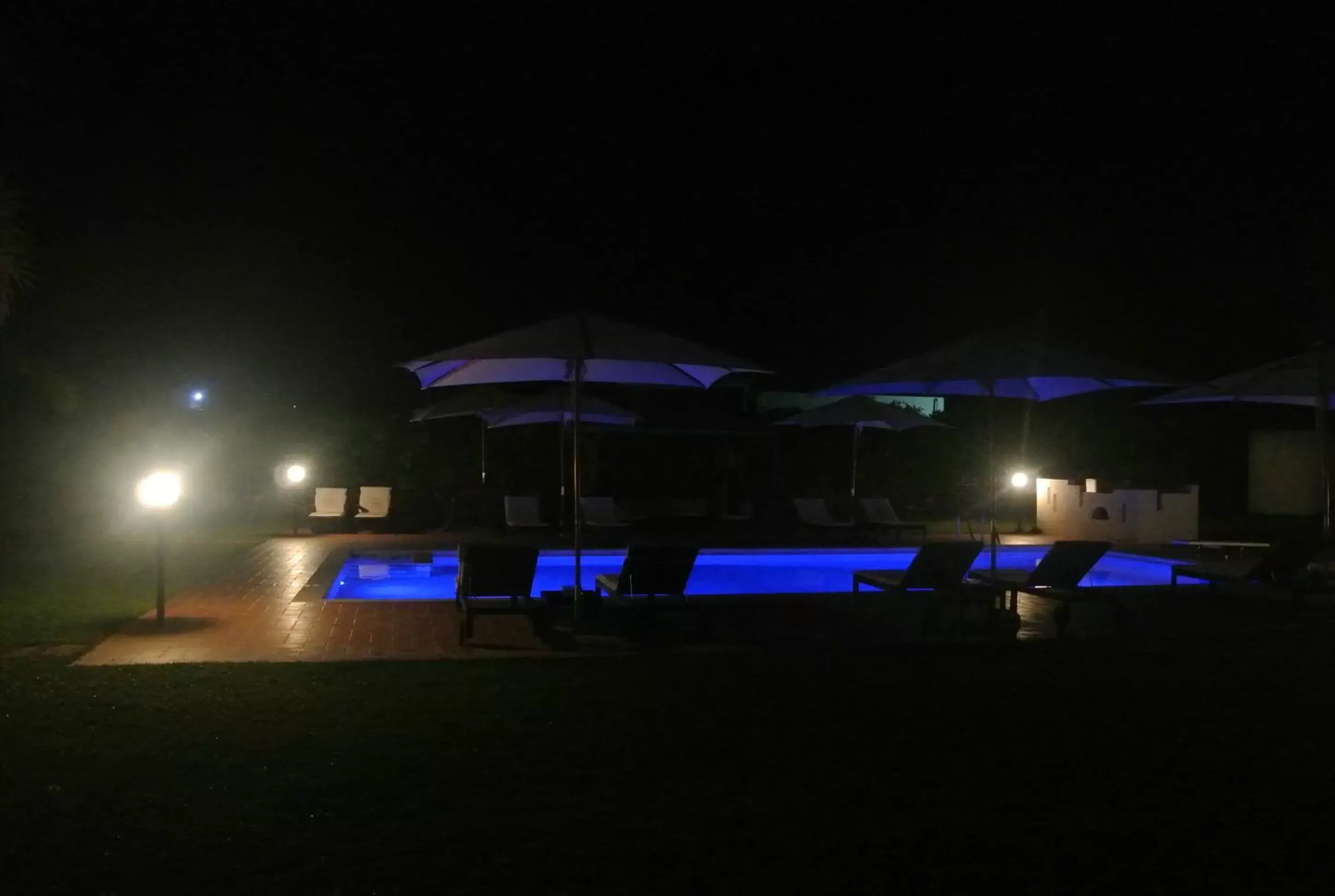 Night, Swimming Pool in Villa Carlotta Resort