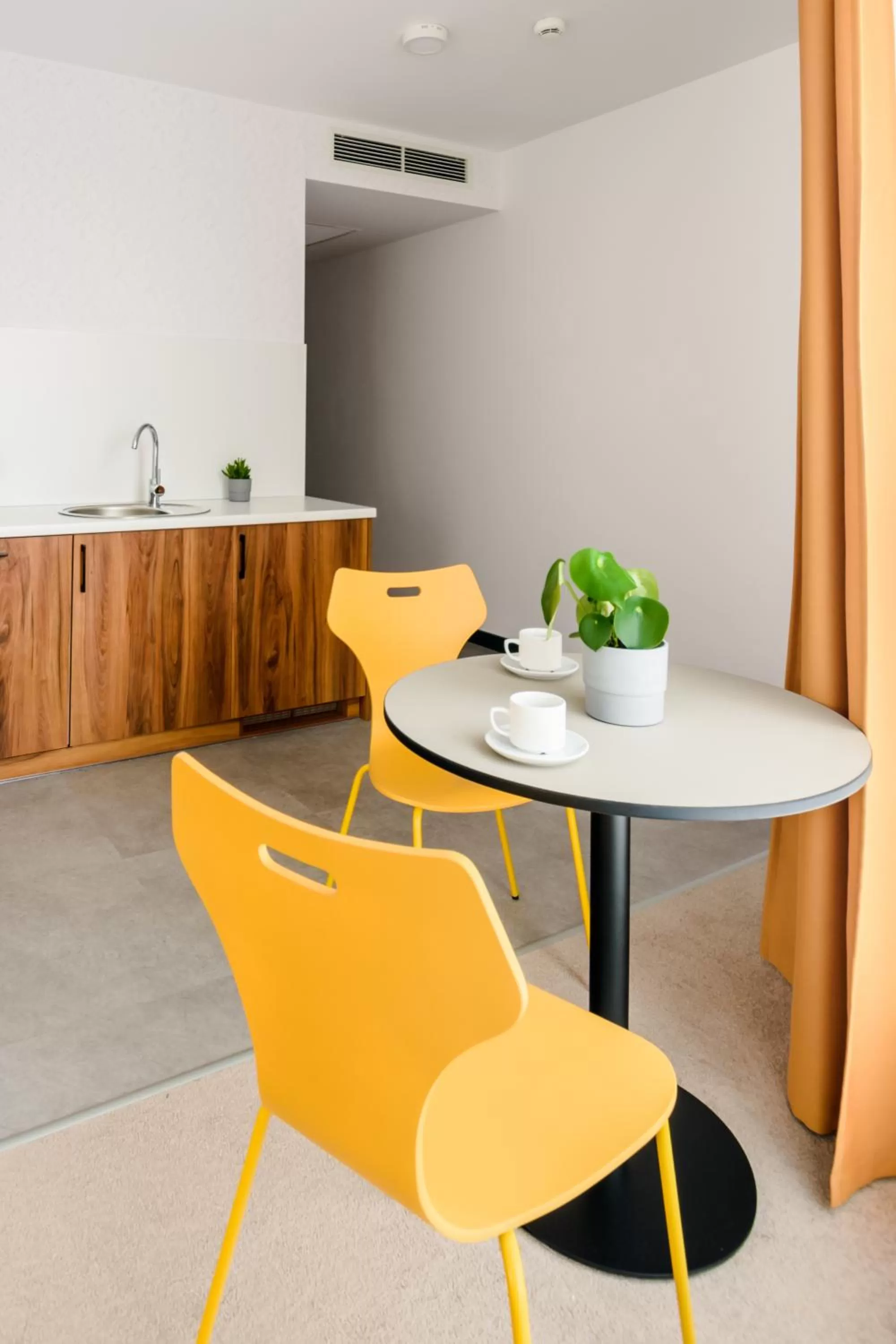 Kitchen or kitchenette in Arche Hotel Lublin