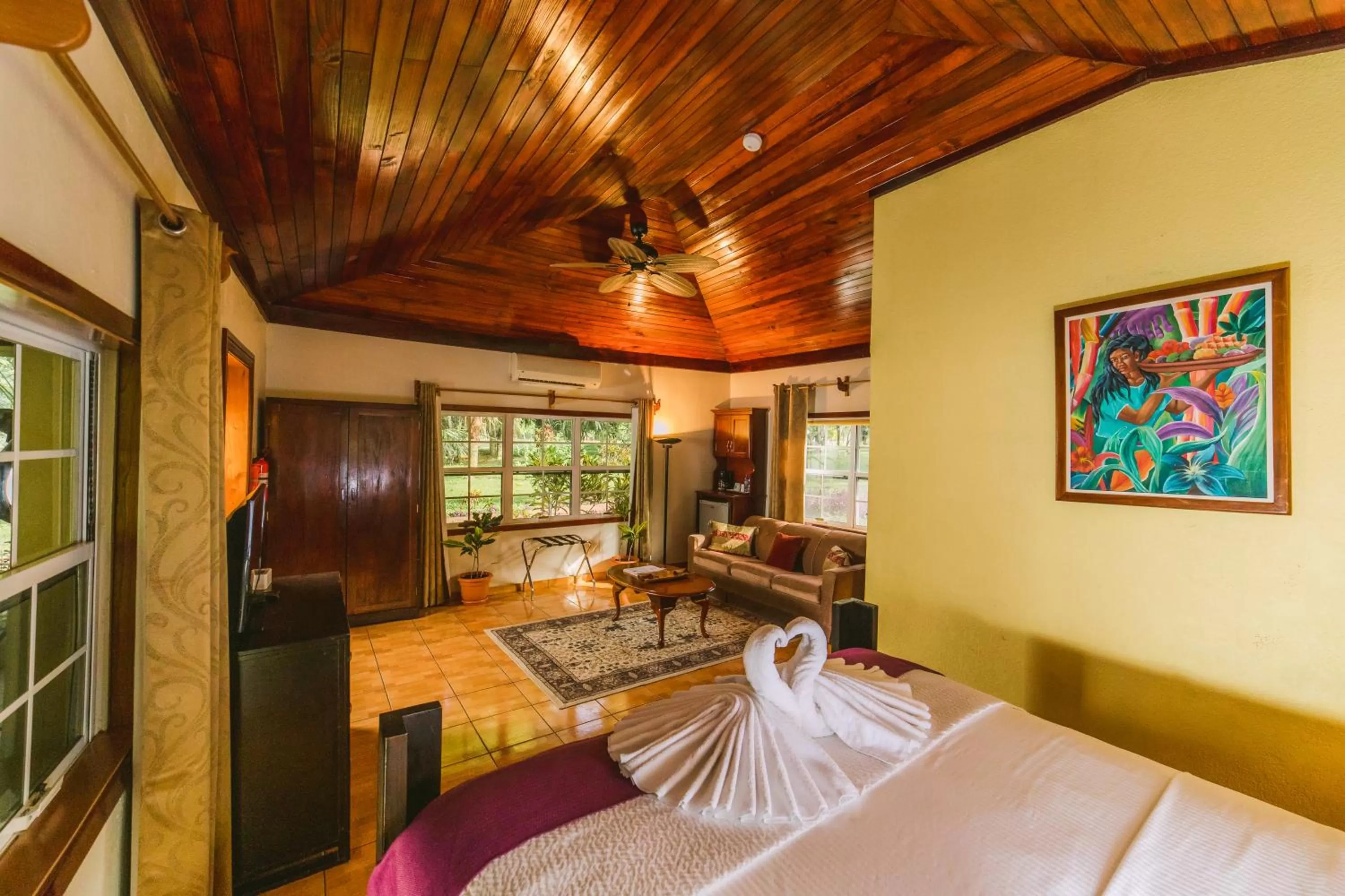 Garden view in KikiWitz Resort