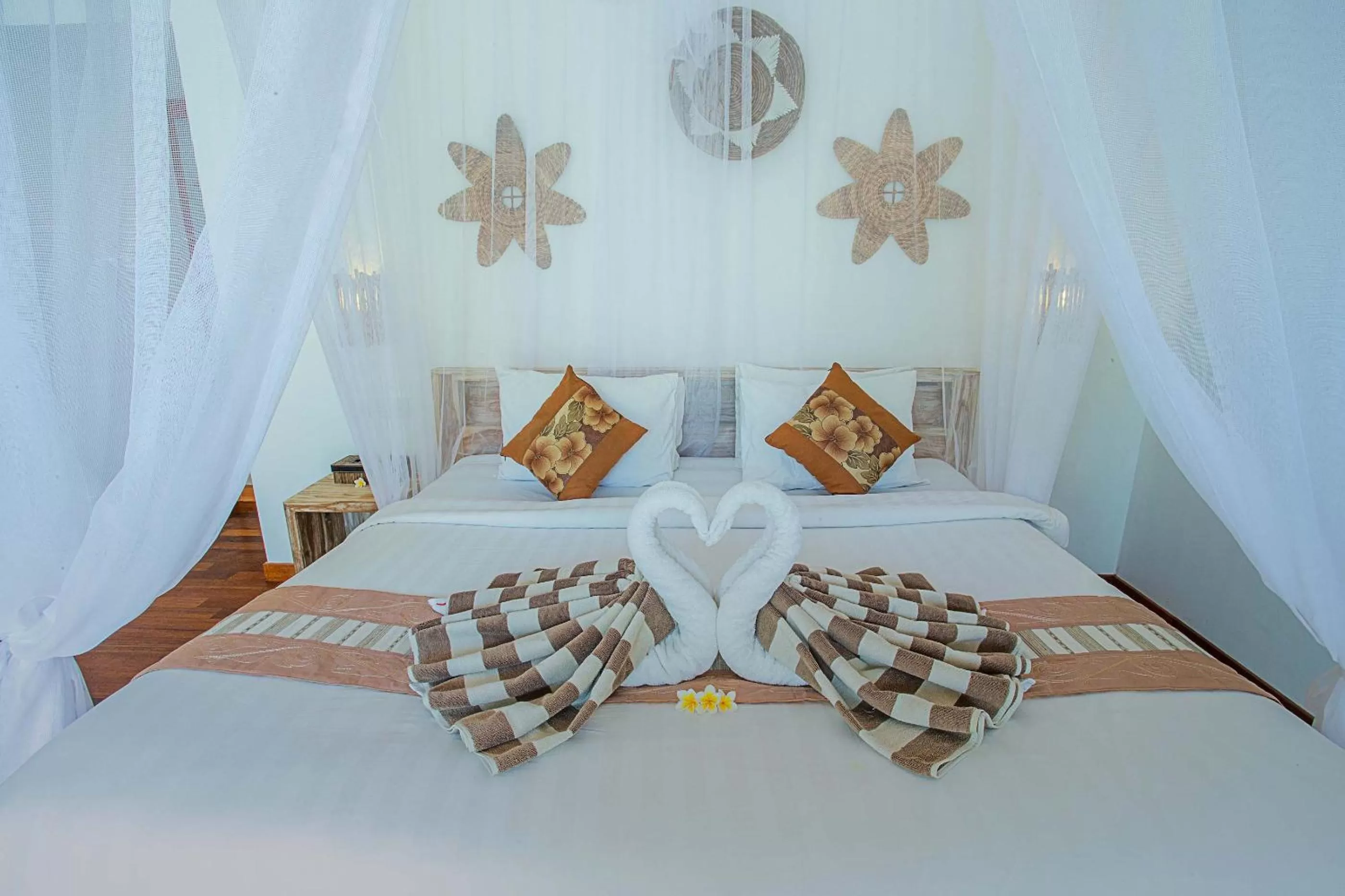 Bed in Sanghyang Bay Villas