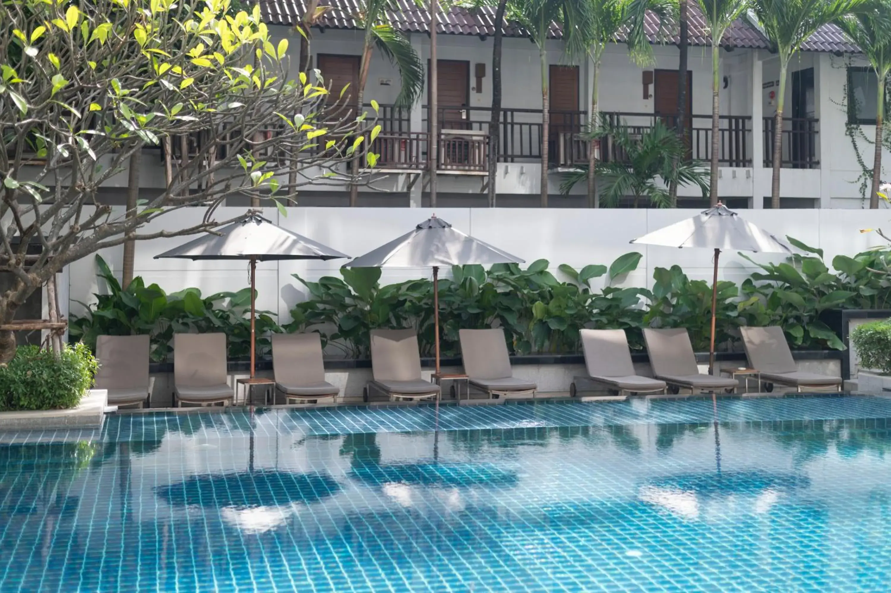 Swimming pool, Property Building in Woodlands Suites Serviced Residences - SHA Extra Plus