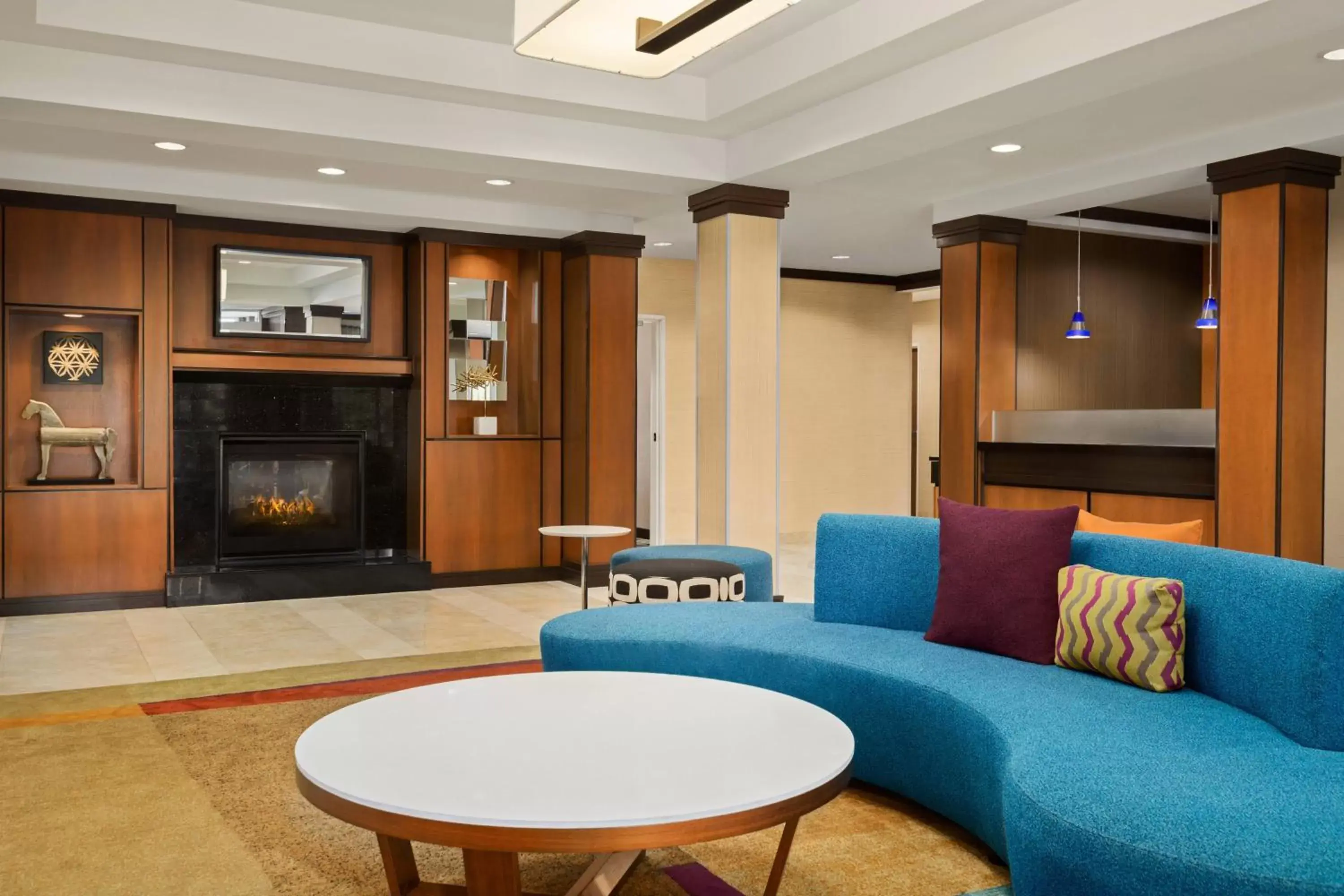 Lobby or reception, Seating Area in Fairfield Inn & Suites by Marriott Weirton