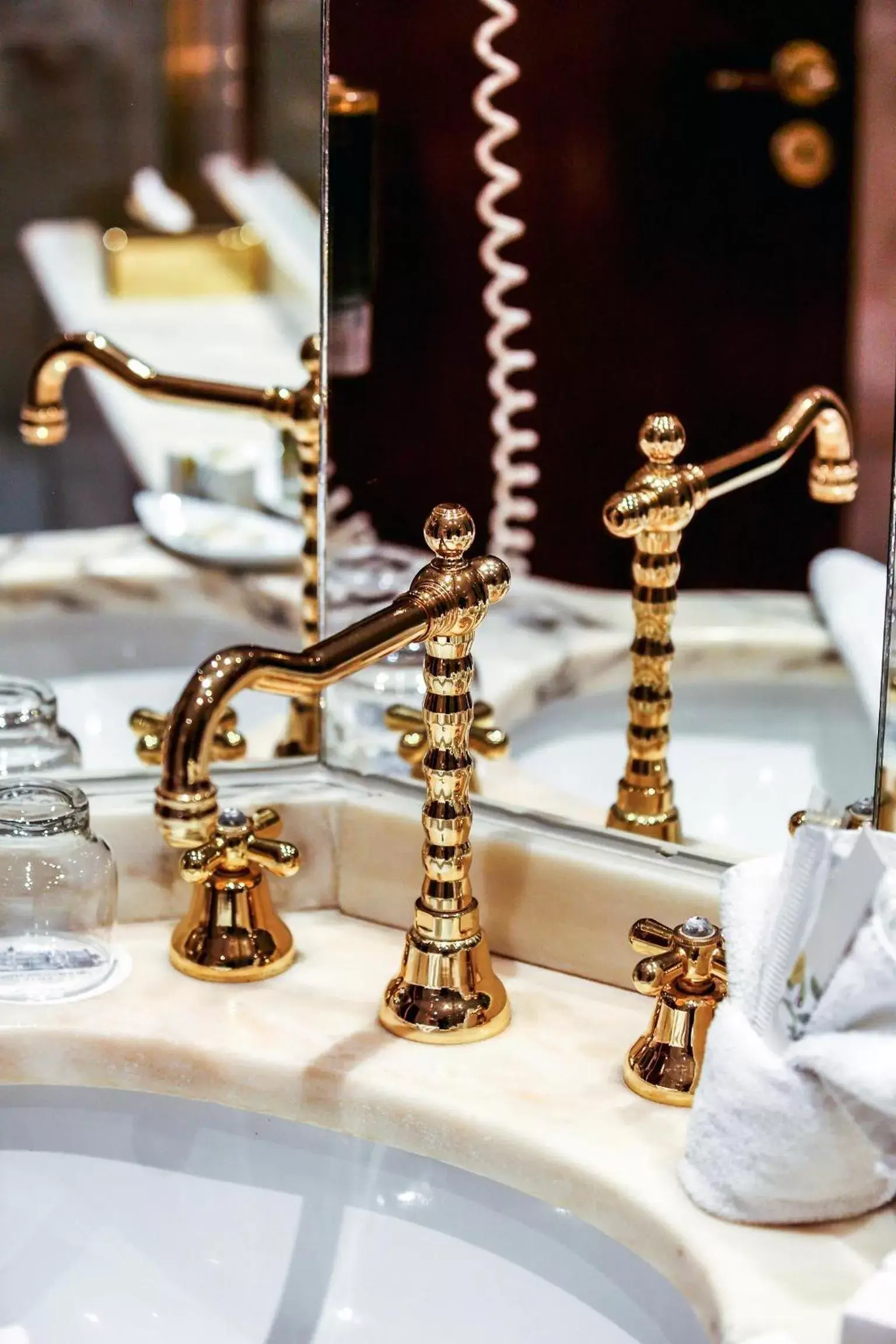 Decorative detail, Bathroom in SEETELHOTEL Ahlbecker Hof