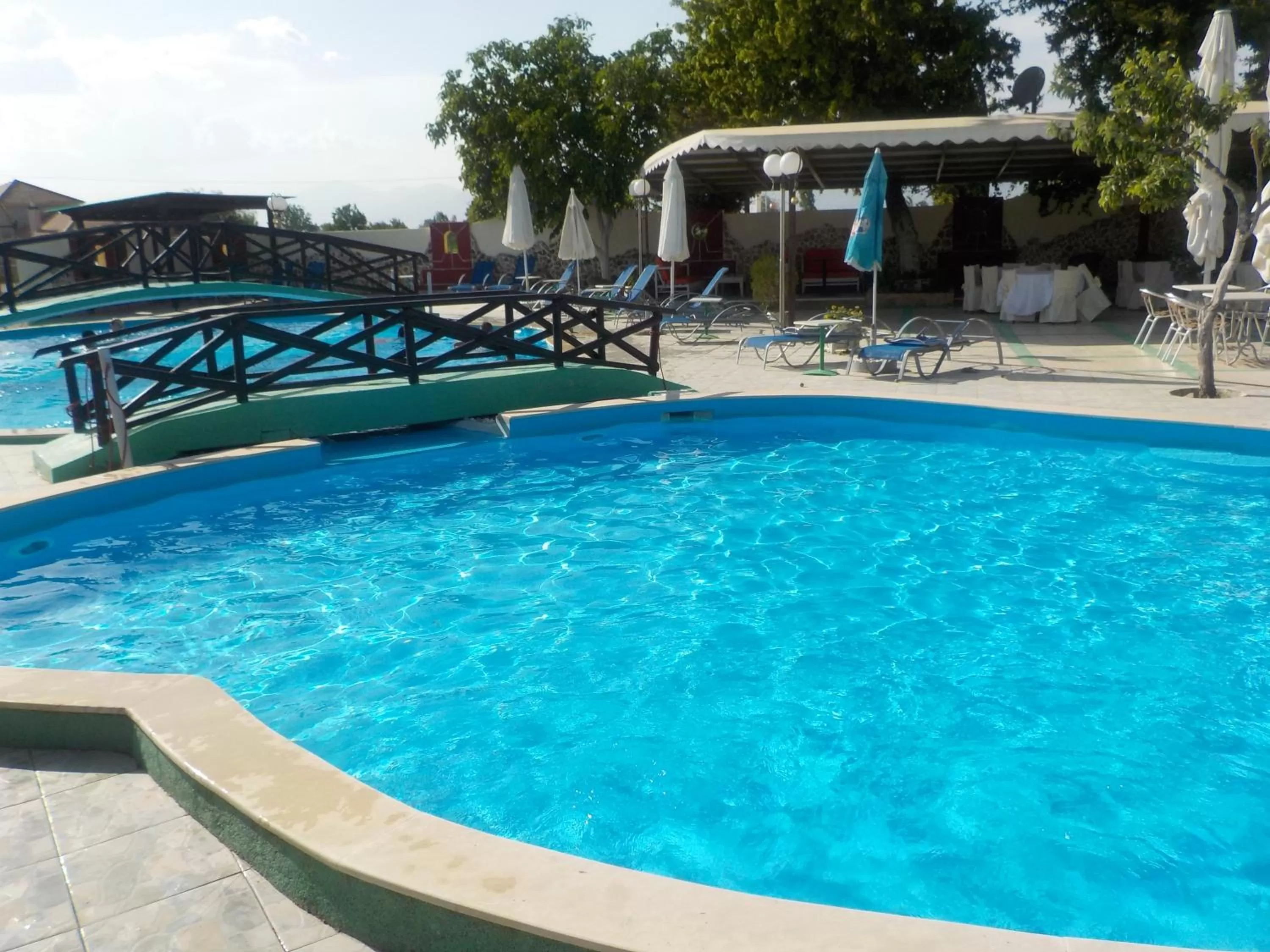 Swimming pool in Achillion Palace