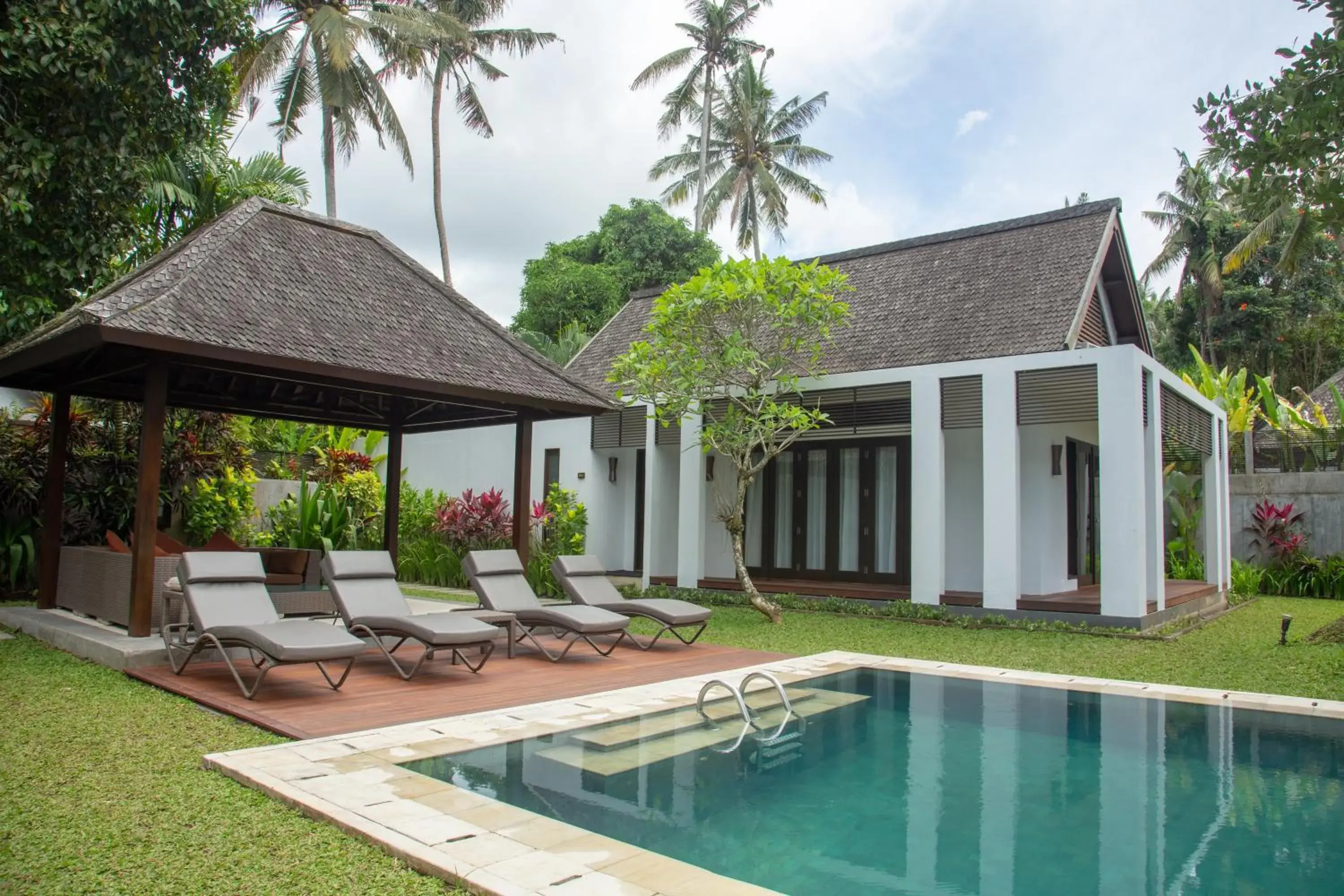 Swimming pool in The Samaya Ubud Swimming pool in The Samaya Ubud