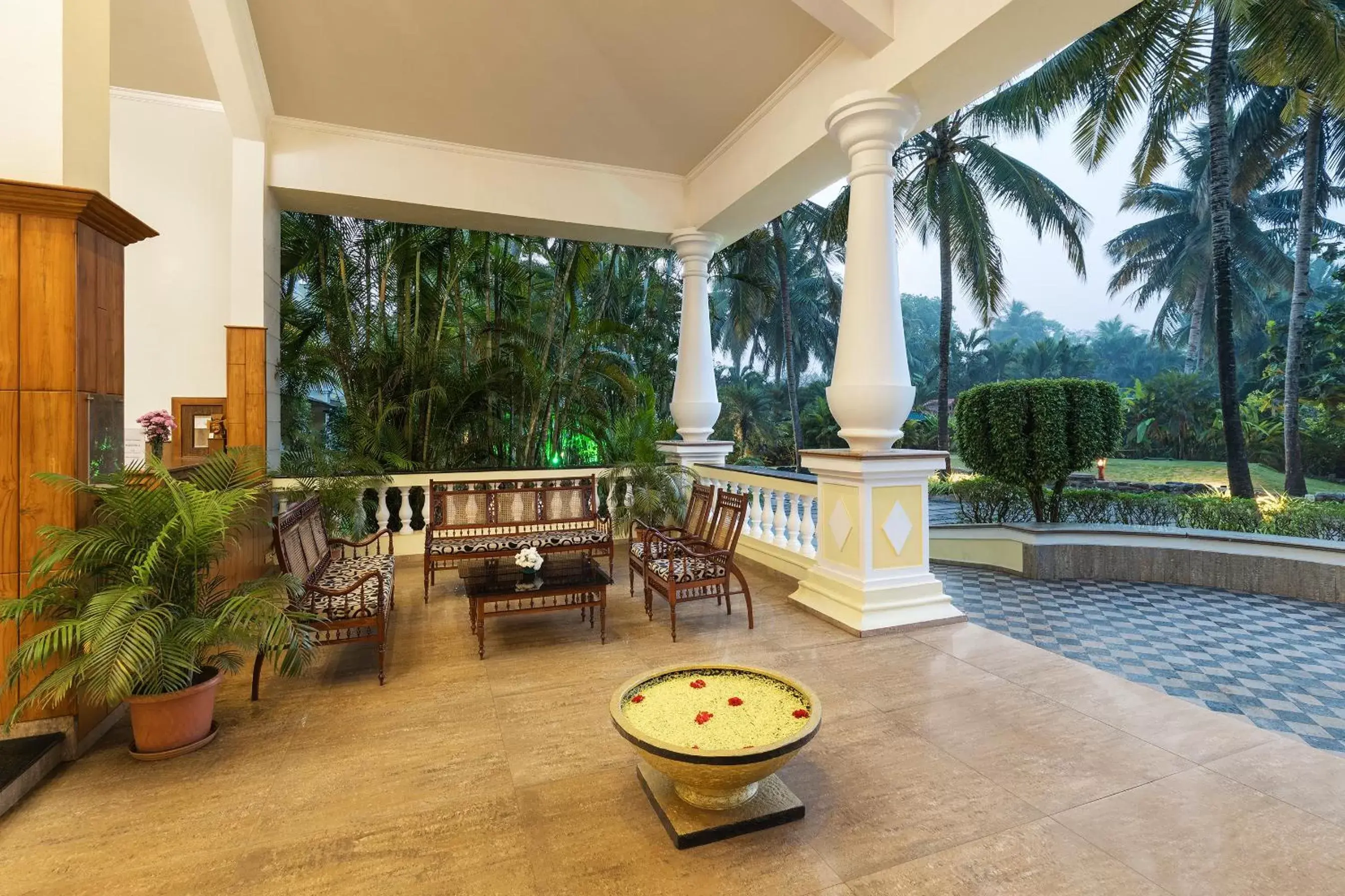 Patio in Fortune Resort Benaulim, Goa - Member ITC's Hotel Group