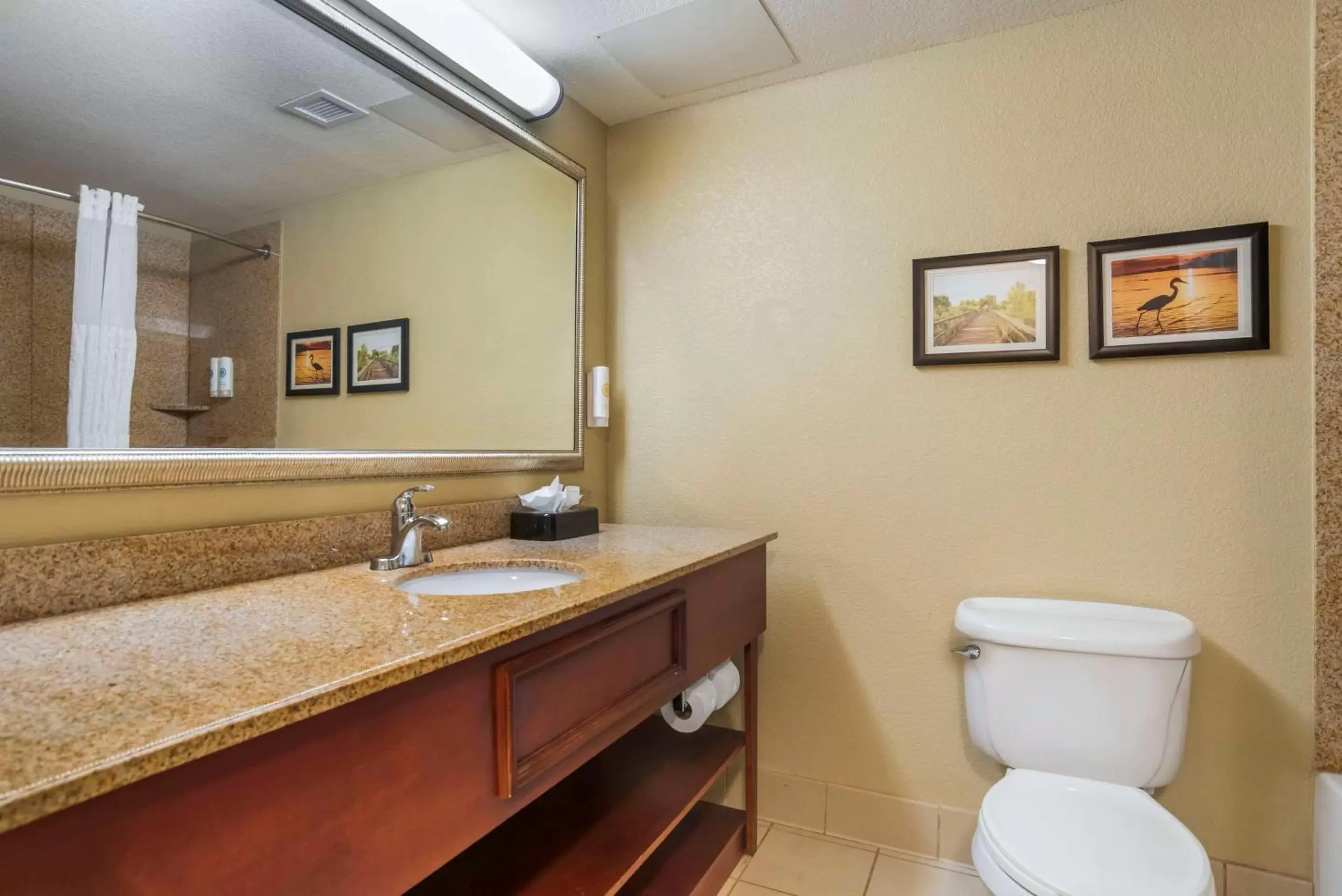 Bedroom, Bathroom in Comfort Inn & Suites Mobile near Eastern Shore Centre