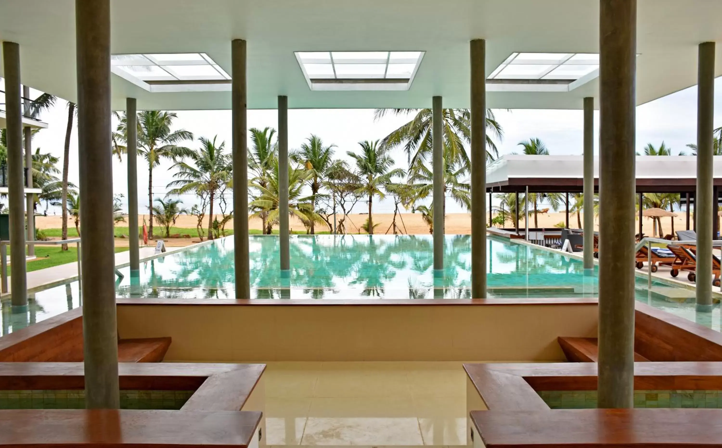 Pool view in Goldi Sands Hotel