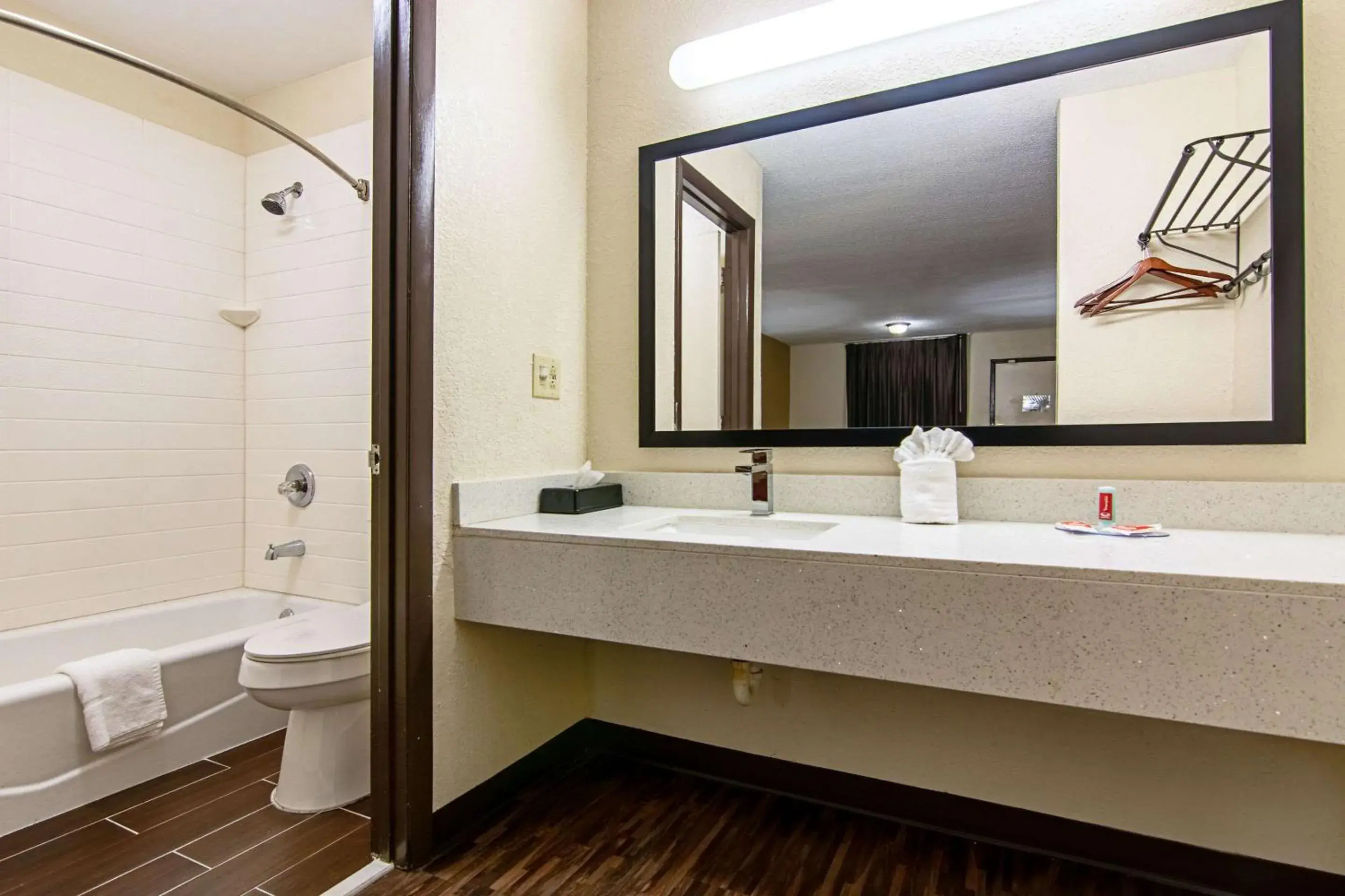 Bathroom in Econo Lodge Inn & Suites Matthews - Charlotte