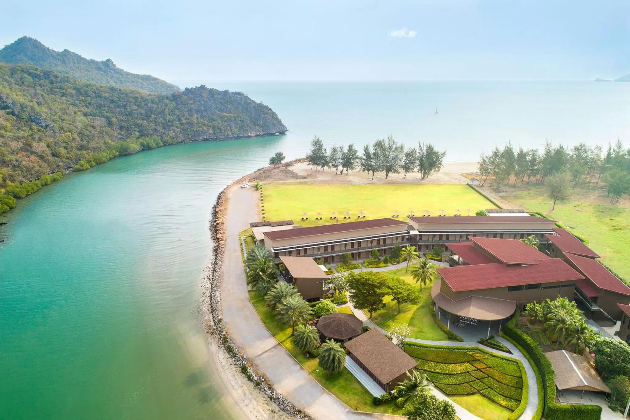 Natural landscape in La Isla Pranburi Beach Resort