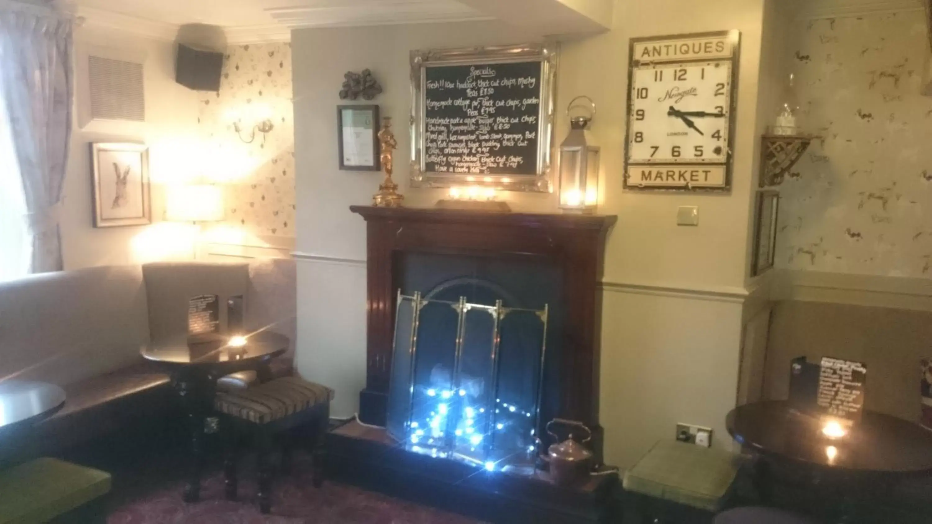 Communal lounge/ TV room in George and Dragon Ashbourne