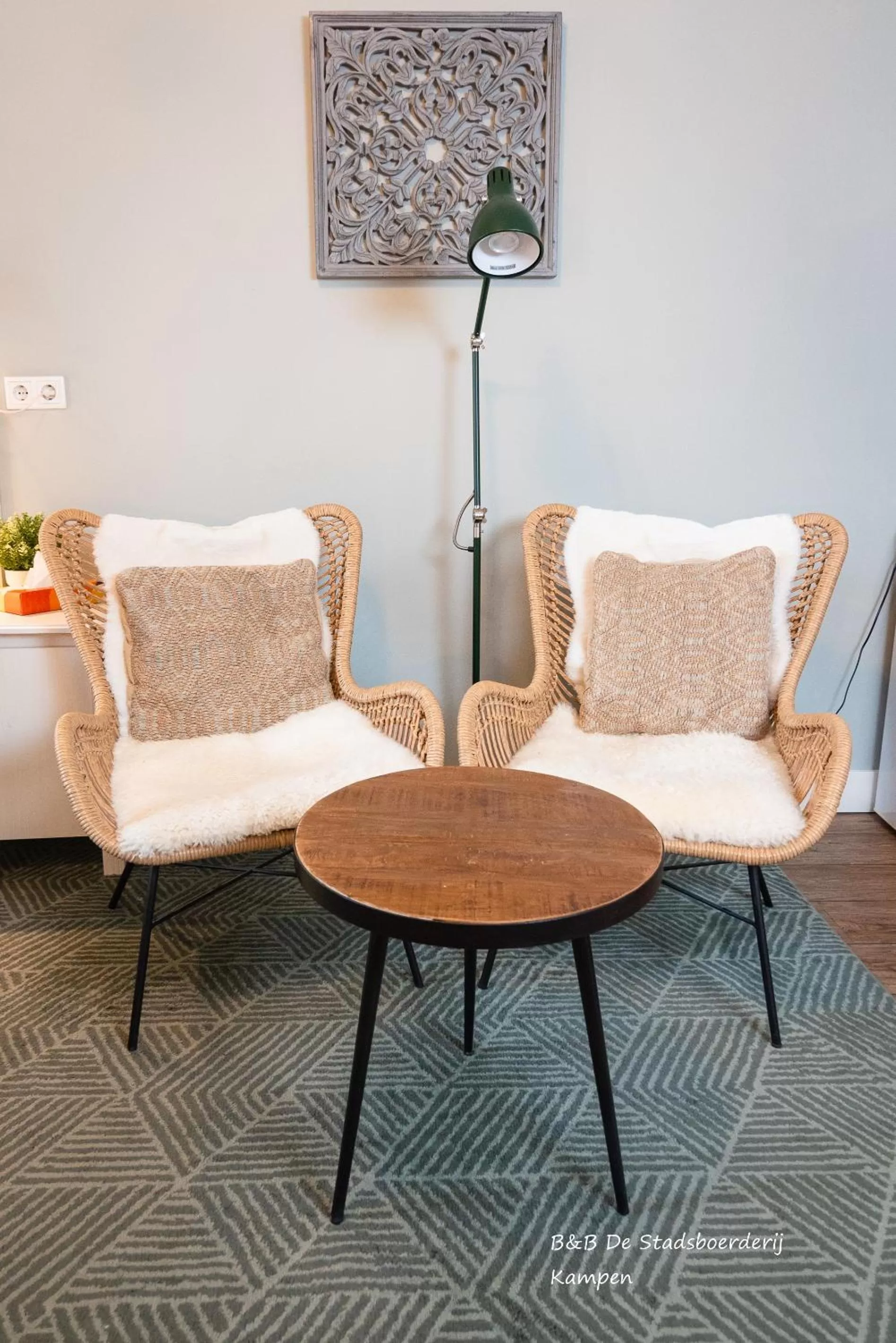 Seating area in De Stadsboerderij