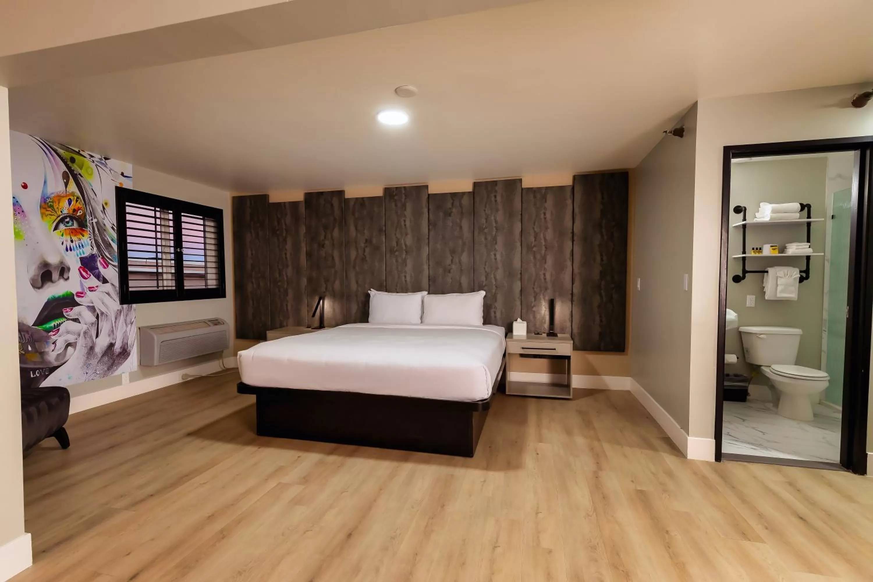 Bed in The Lexi Las Vegas